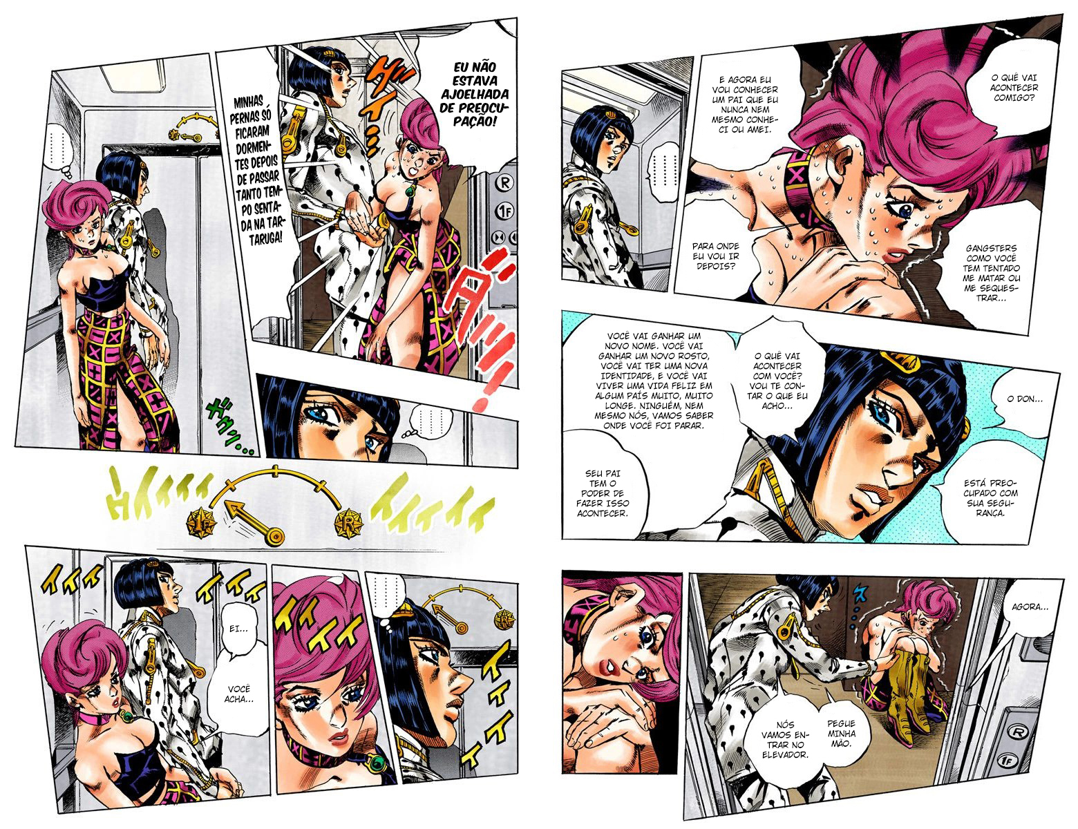 JoJo's Bizarre Adventure, Part 5: Golden Wind - Digital Colored Comics Capítulo 77 Página 8
