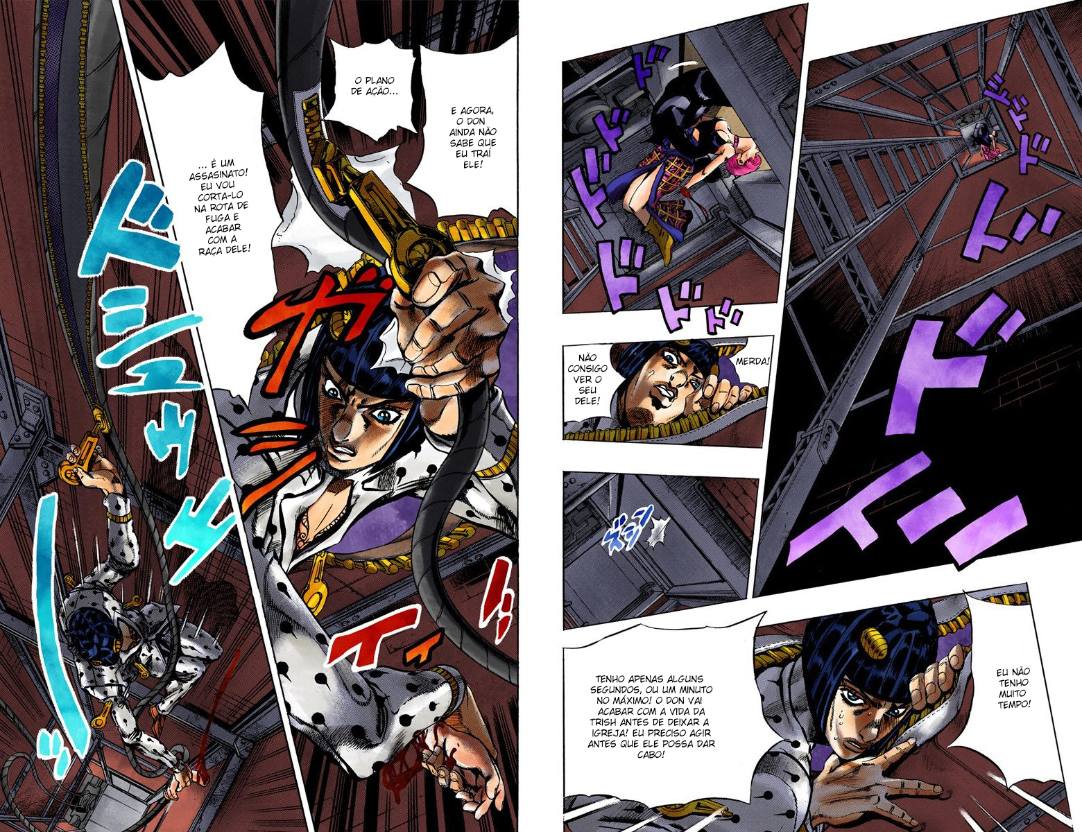 JoJo's Bizarre Adventure, Part 5: Golden Wind - Digital Colored Comics Capítulo 79 Página 3