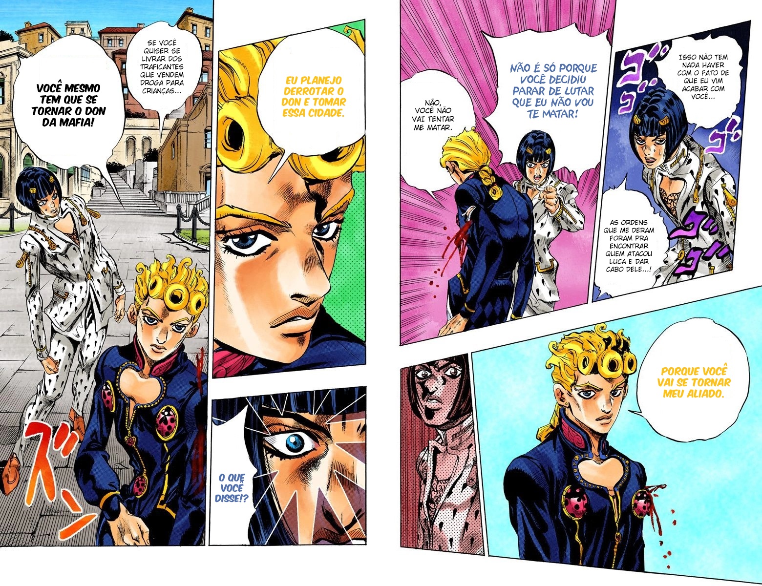 JoJo's Bizarre Adventure, Part 5: Golden Wind - Digital Colored Comics Capítulo 8 Página 10