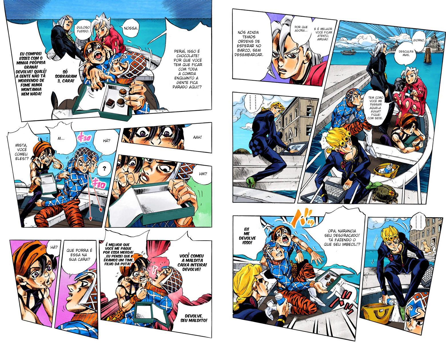 JoJo's Bizarre Adventure, Part 5: Golden Wind - Digital Colored Comics Capítulo 80 Página 3