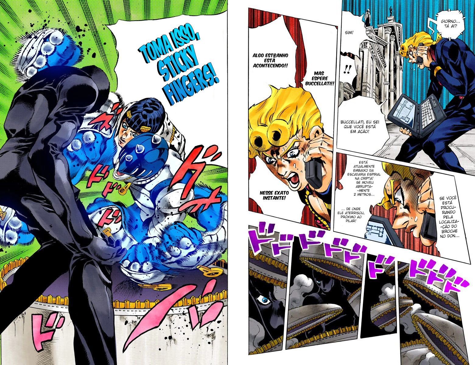 JoJo's Bizarre Adventure, Part 5: Golden Wind - Digital Colored Comics Capítulo 80 Página 7