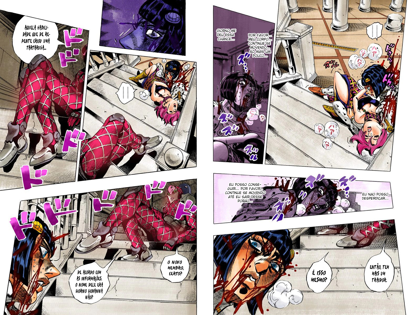 JoJo's Bizarre Adventure, Part 5: Golden Wind - Digital Colored Comics Capítulo 82 Página 4