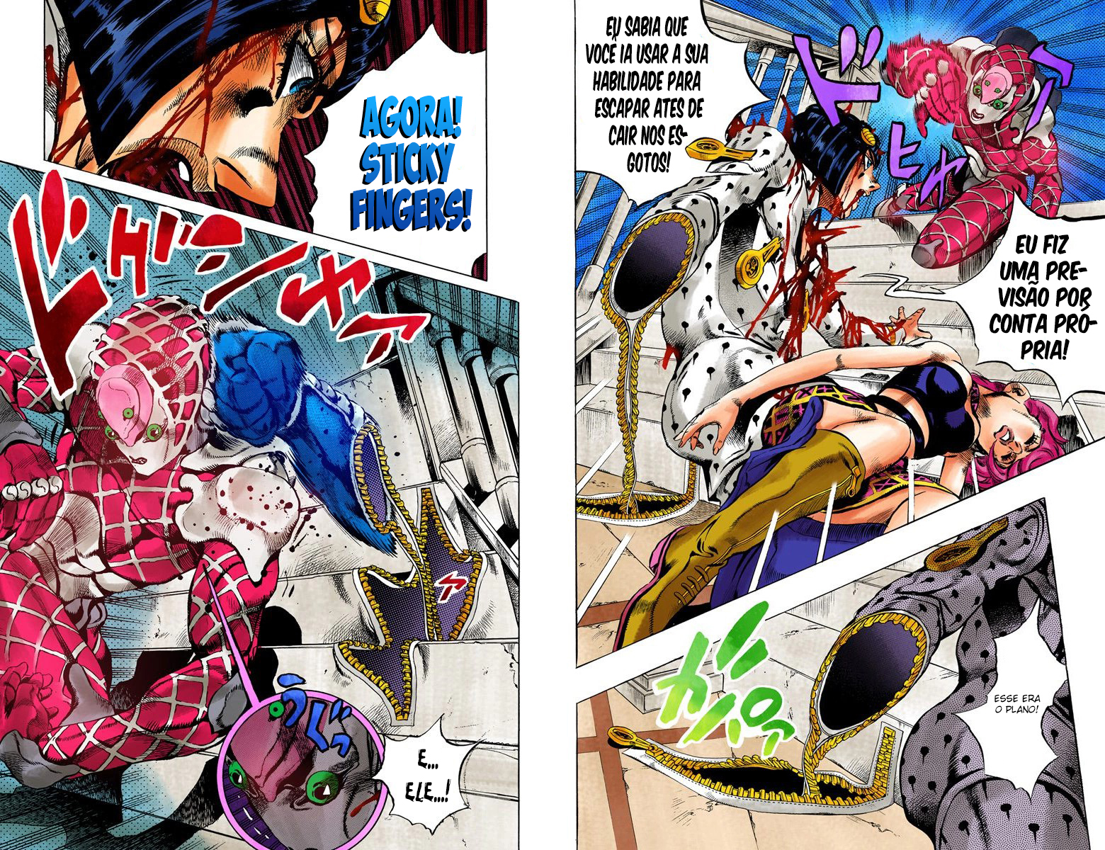 JoJo's Bizarre Adventure, Part 5: Golden Wind - Digital Colored Comics Capítulo 82 Página 6