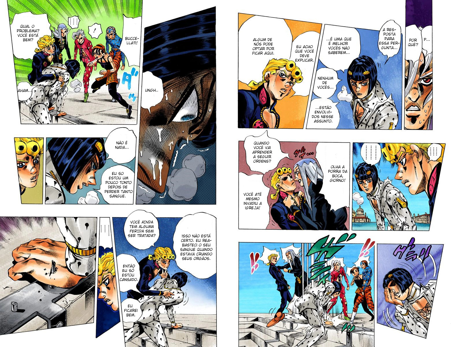JoJo's Bizarre Adventure, Part 5: Golden Wind - Digital Colored Comics Capítulo 83 Página 9