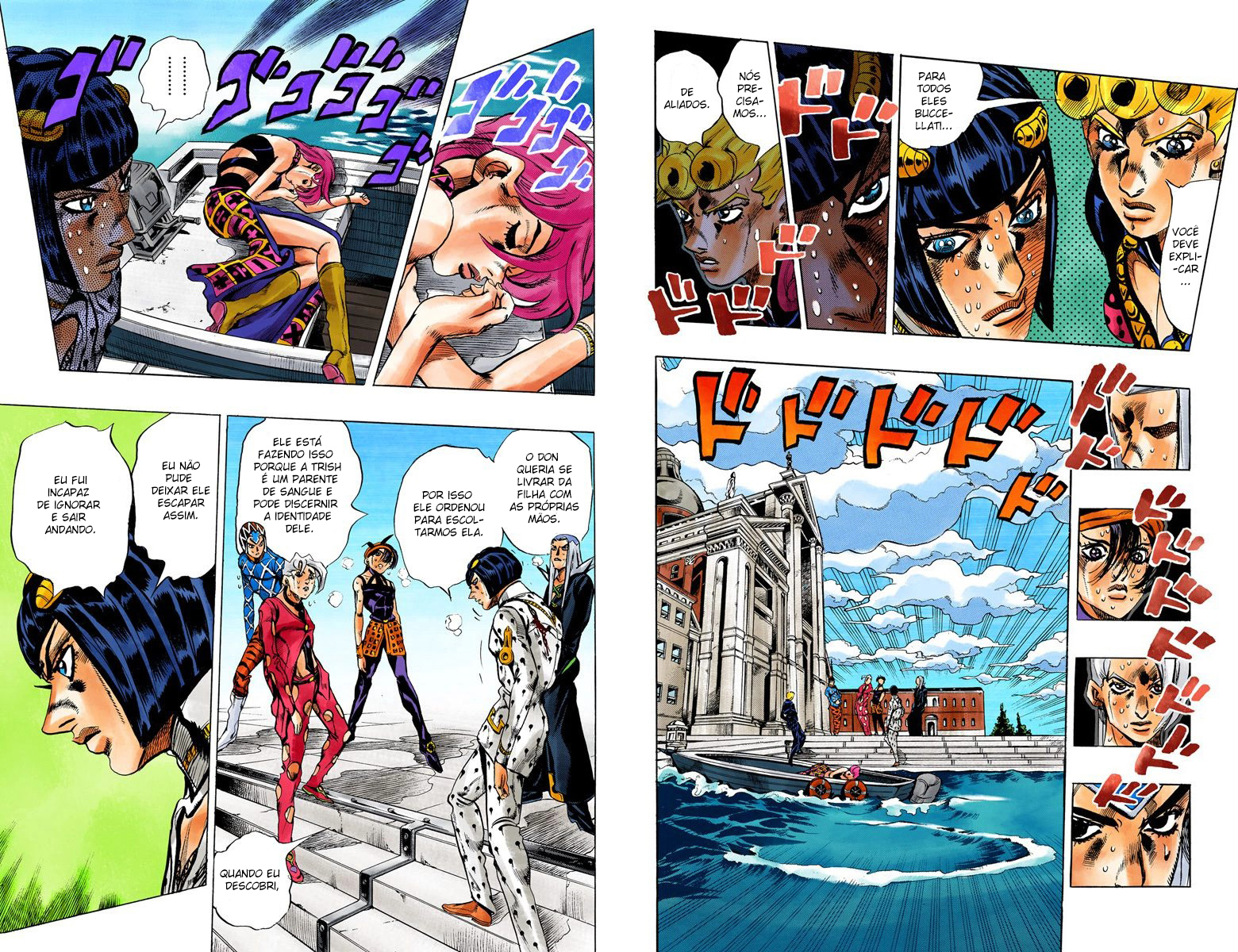 JoJo's Bizarre Adventure, Part 5: Golden Wind - Digital Colored Comics Capítulo 84 Página 2