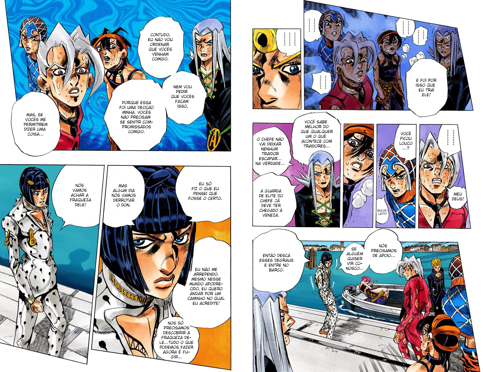 JoJo's Bizarre Adventure, Part 5: Golden Wind - Digital Colored Comics Capítulo 84 Página 3