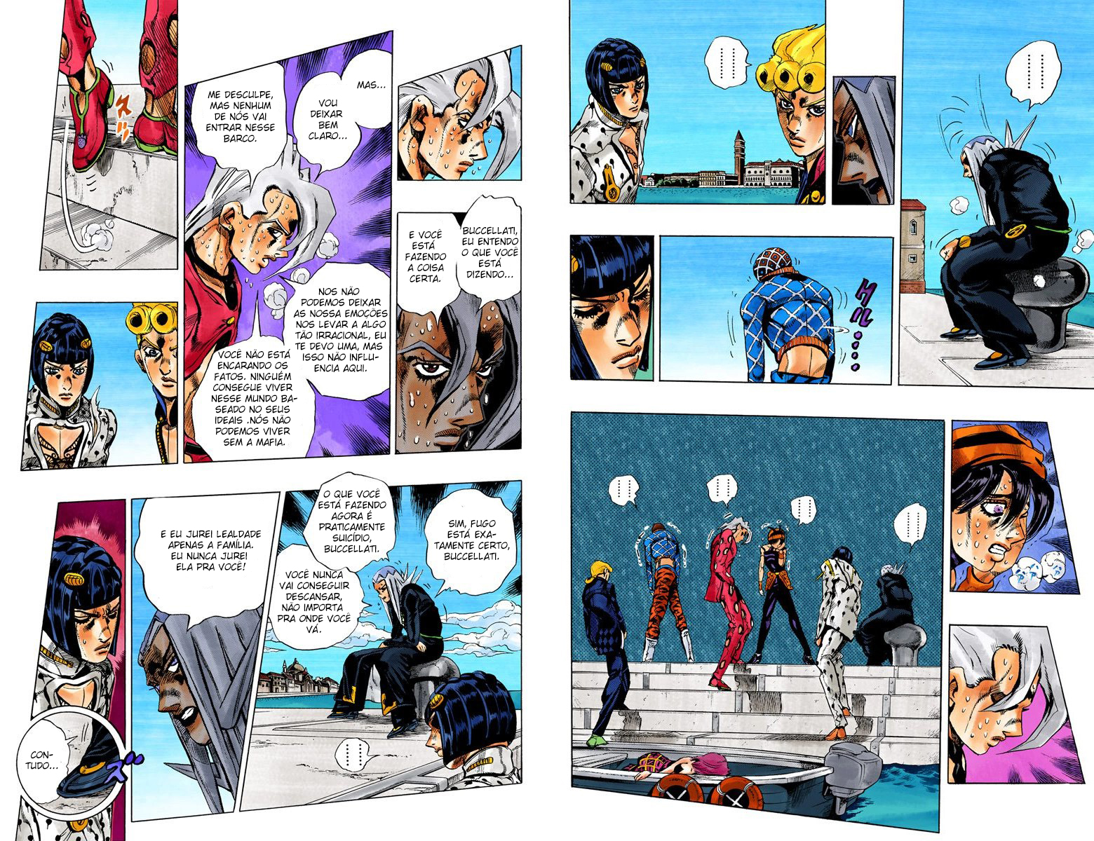 JoJo's Bizarre Adventure, Part 5: Golden Wind - Digital Colored Comics Capítulo 84 Página 4