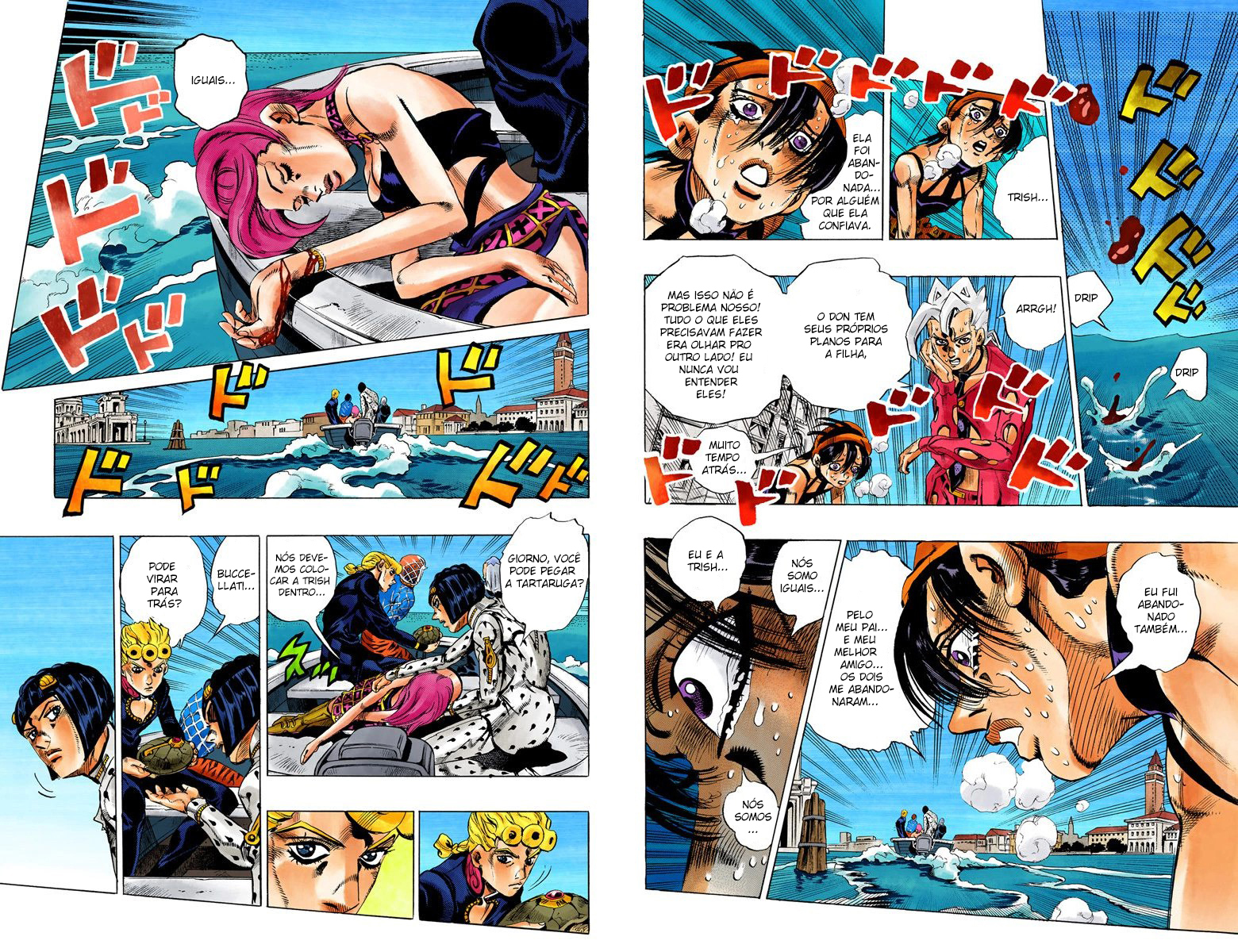 JoJo's Bizarre Adventure, Part 5: Golden Wind - Digital Colored Comics Capítulo 84 Página 8