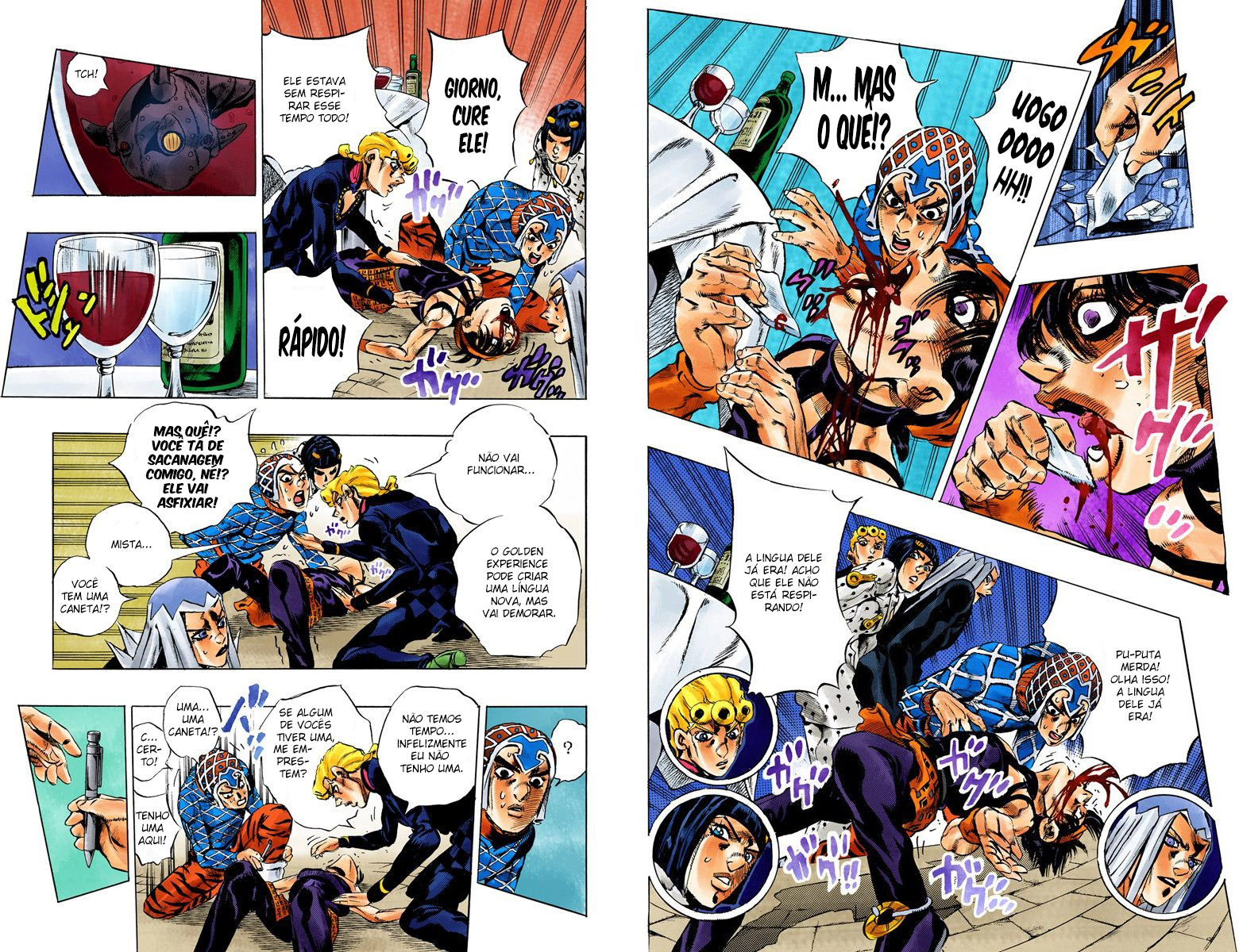 JoJo's Bizarre Adventure, Part 5: Golden Wind - Digital Colored Comics Capítulo 86 Página 7