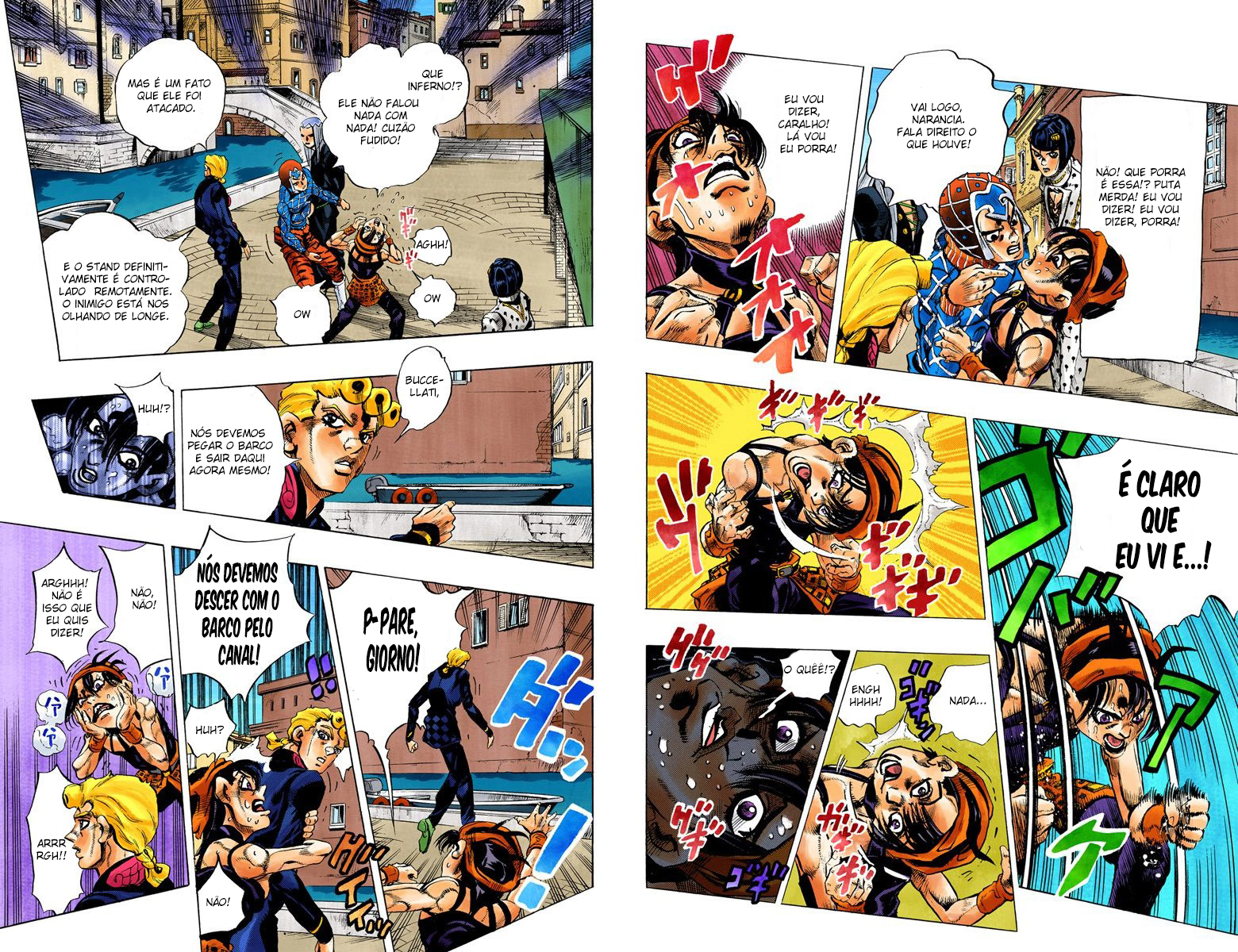 JoJo's Bizarre Adventure, Part 5: Golden Wind - Digital Colored Comics Capítulo 87 Página 5