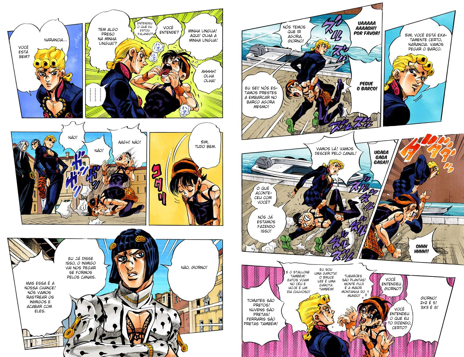 JoJo's Bizarre Adventure, Part 5: Golden Wind - Digital Colored Comics Capítulo 87 Página 6