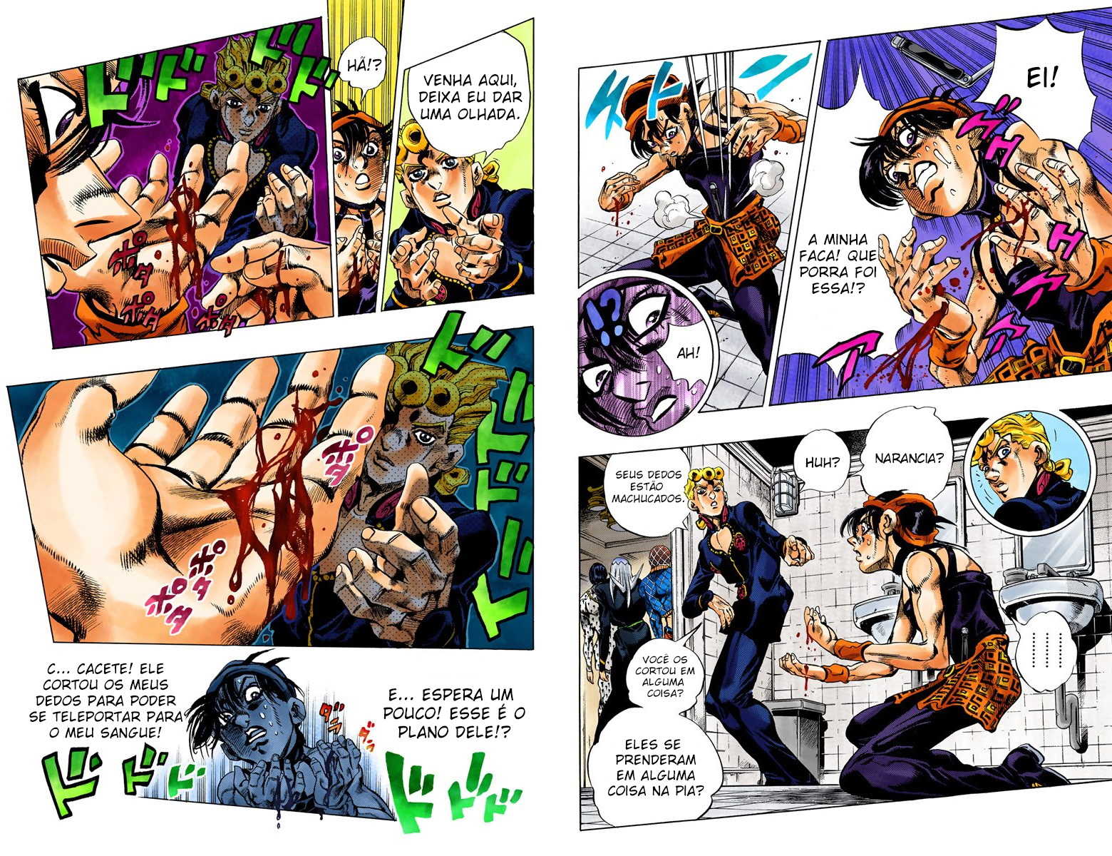 JoJo's Bizarre Adventure, Part 5: Golden Wind - Digital Colored Comics Capítulo 88 Página 7