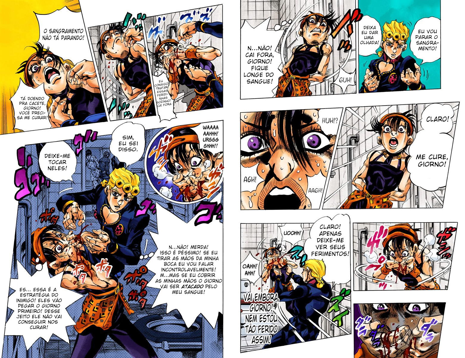 JoJo's Bizarre Adventure, Part 5: Golden Wind - Digital Colored Comics Capítulo 88 Página 8