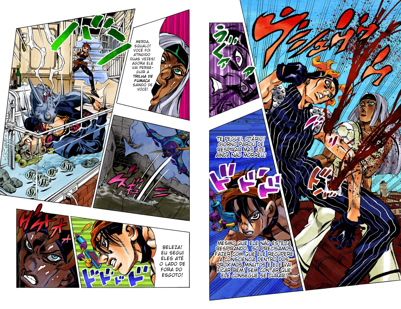 JoJo's Bizarre Adventure, Part 5: Golden Wind - Digital Colored Comics Capítulo 89 Página 10