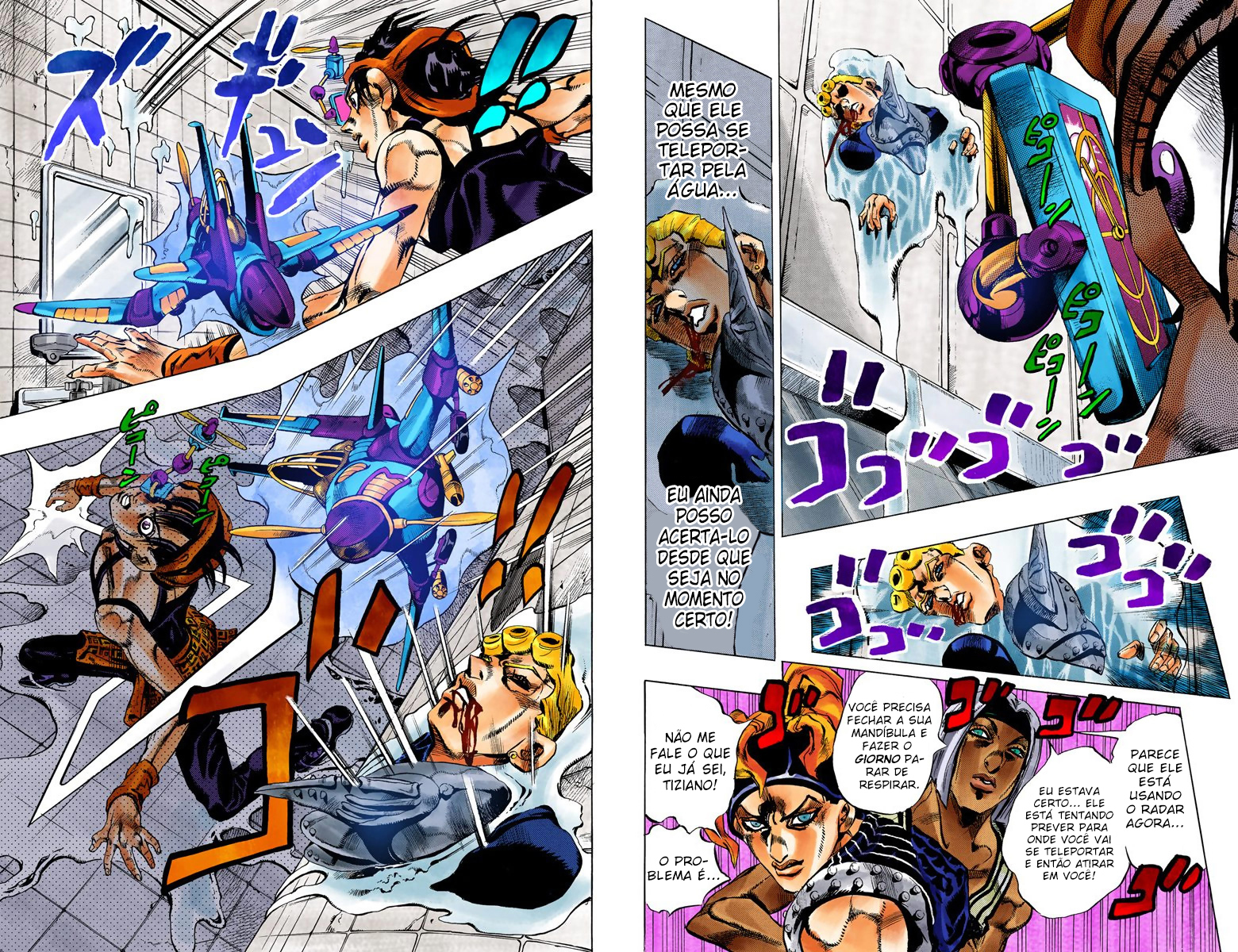 JoJo's Bizarre Adventure, Part 5: Golden Wind - Digital Colored Comics Capítulo 89 Página 5