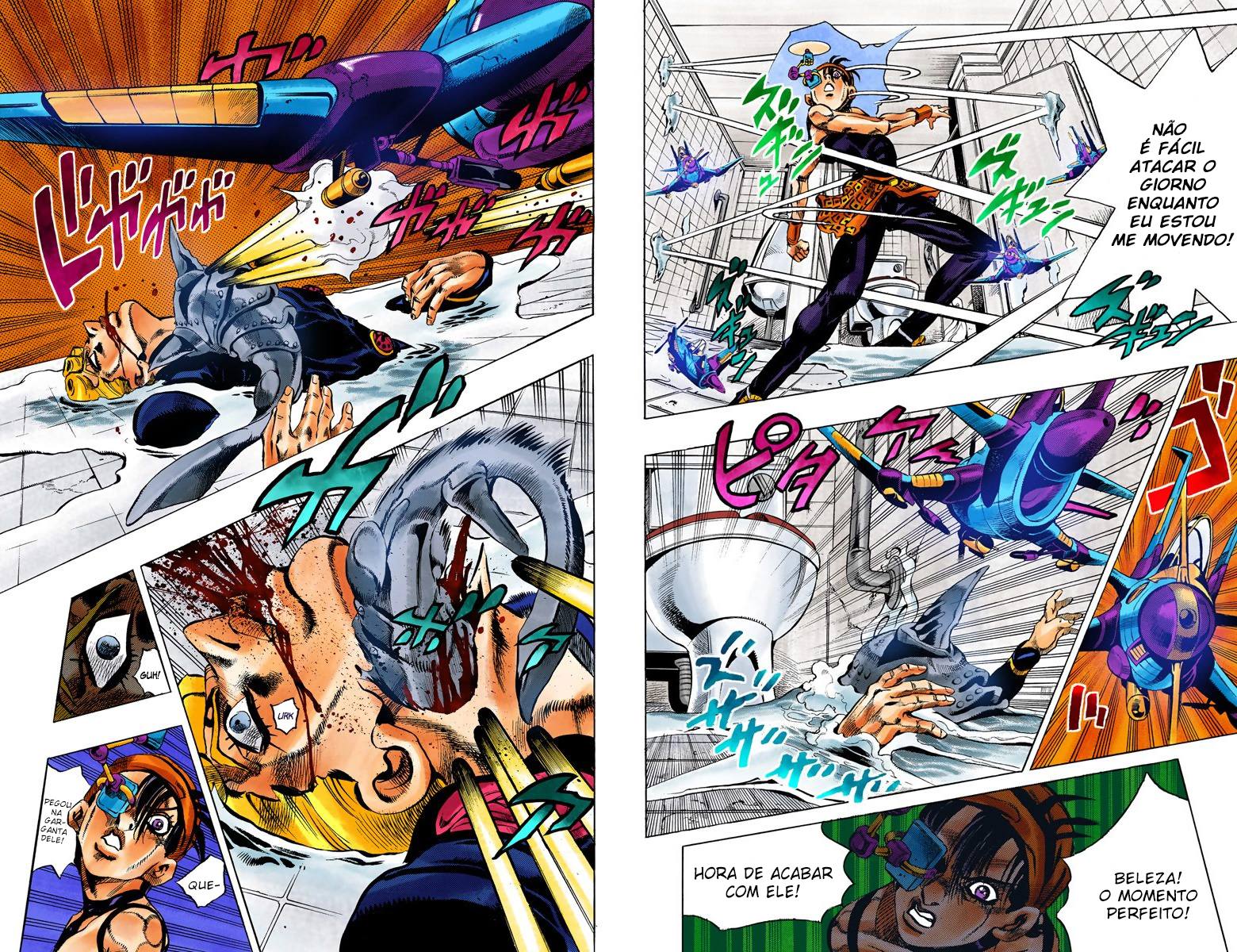 JoJo's Bizarre Adventure, Part 5: Golden Wind - Digital Colored Comics Capítulo 89 Página 6