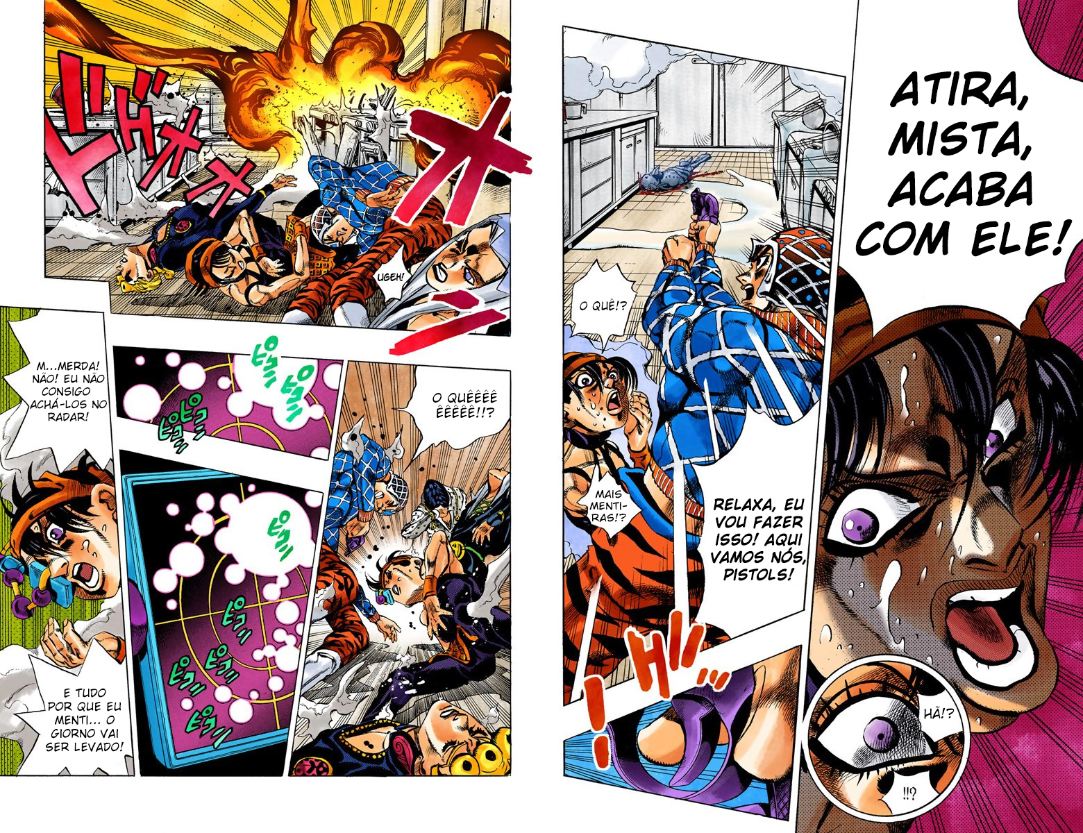 JoJo's Bizarre Adventure, Part 5: Golden Wind - Digital Colored Comics Capítulo 90 Página 11