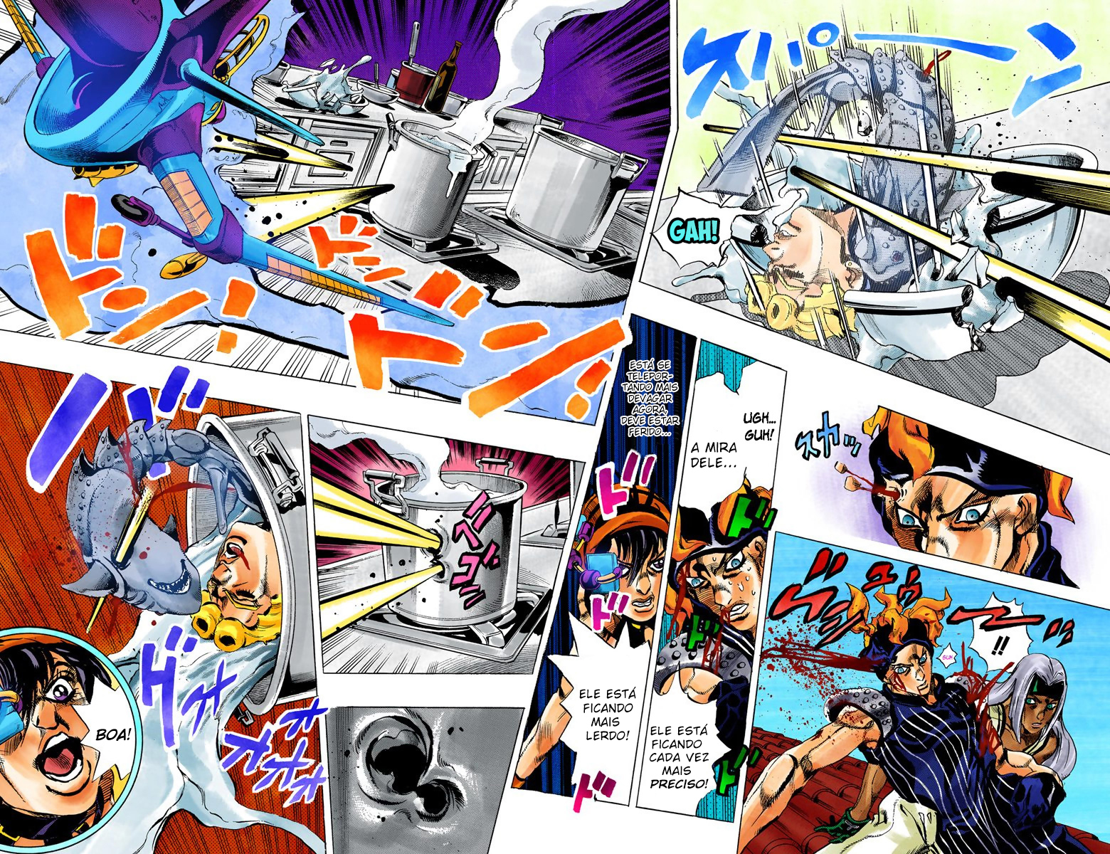 JoJo's Bizarre Adventure, Part 5: Golden Wind - Digital Colored Comics Capítulo 90 Página 5