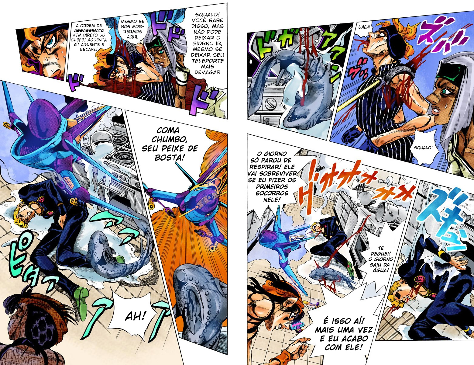 JoJo's Bizarre Adventure, Part 5: Golden Wind - Digital Colored Comics Capítulo 90 Página 6