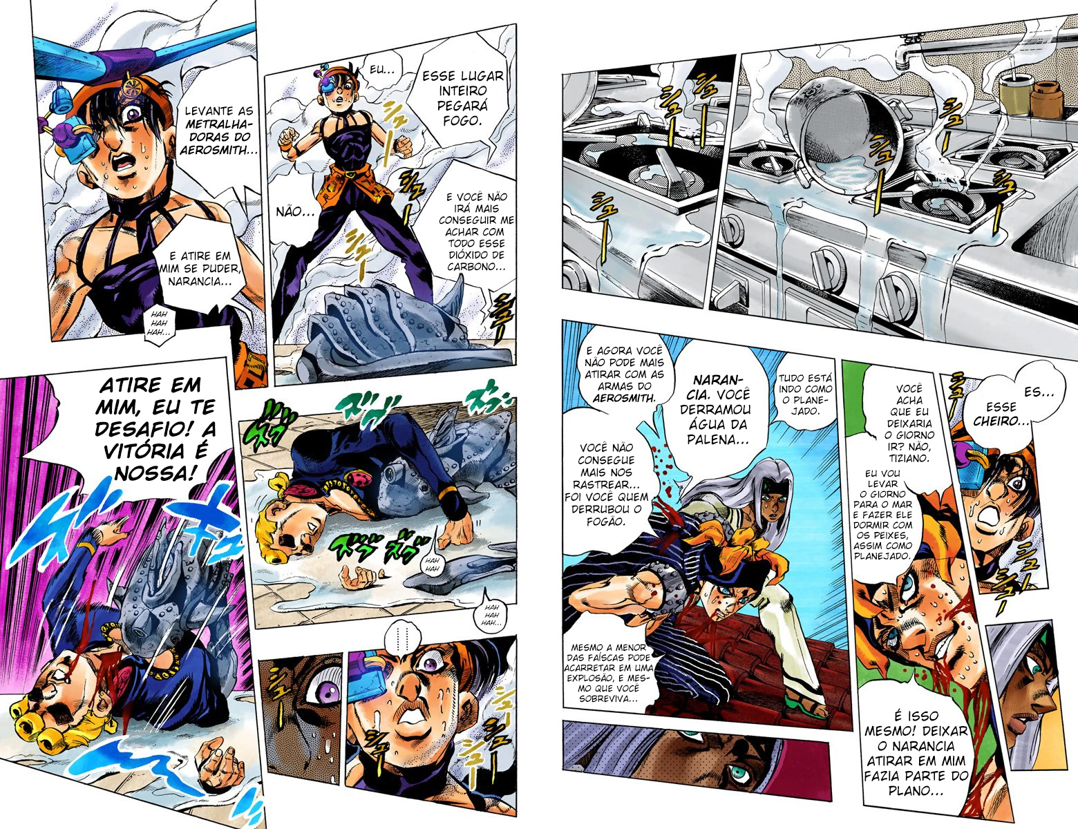 JoJo's Bizarre Adventure, Part 5: Golden Wind - Digital Colored Comics Capítulo 90 Página 7