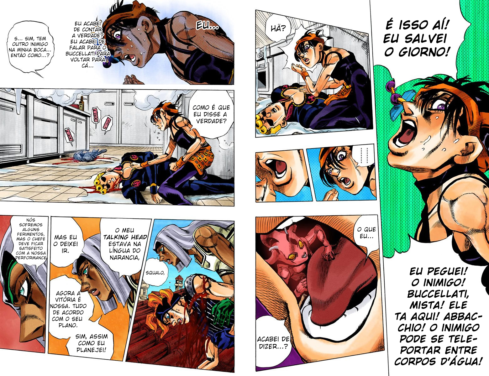 JoJo's Bizarre Adventure, Part 5: Golden Wind - Digital Colored Comics Capítulo 90 Página 9