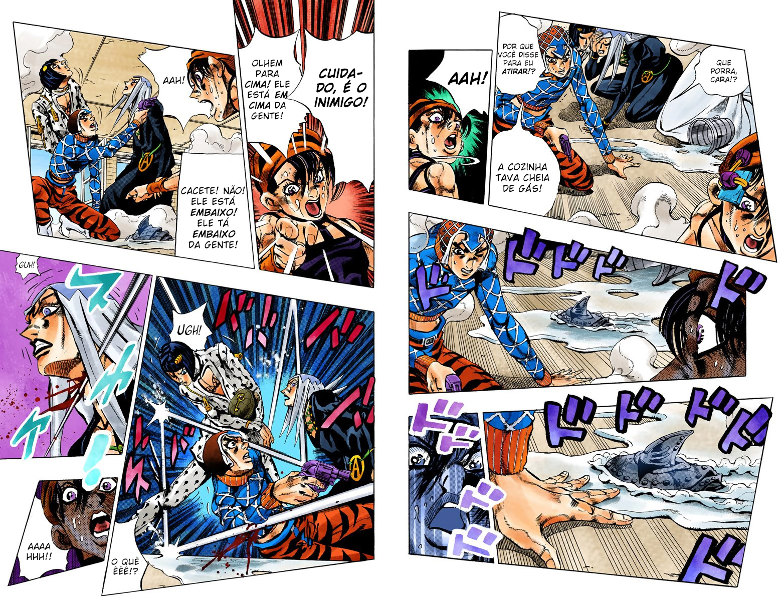 JoJo's Bizarre Adventure, Part 5: Golden Wind - Digital Colored Comics Capítulo 91 Página 3