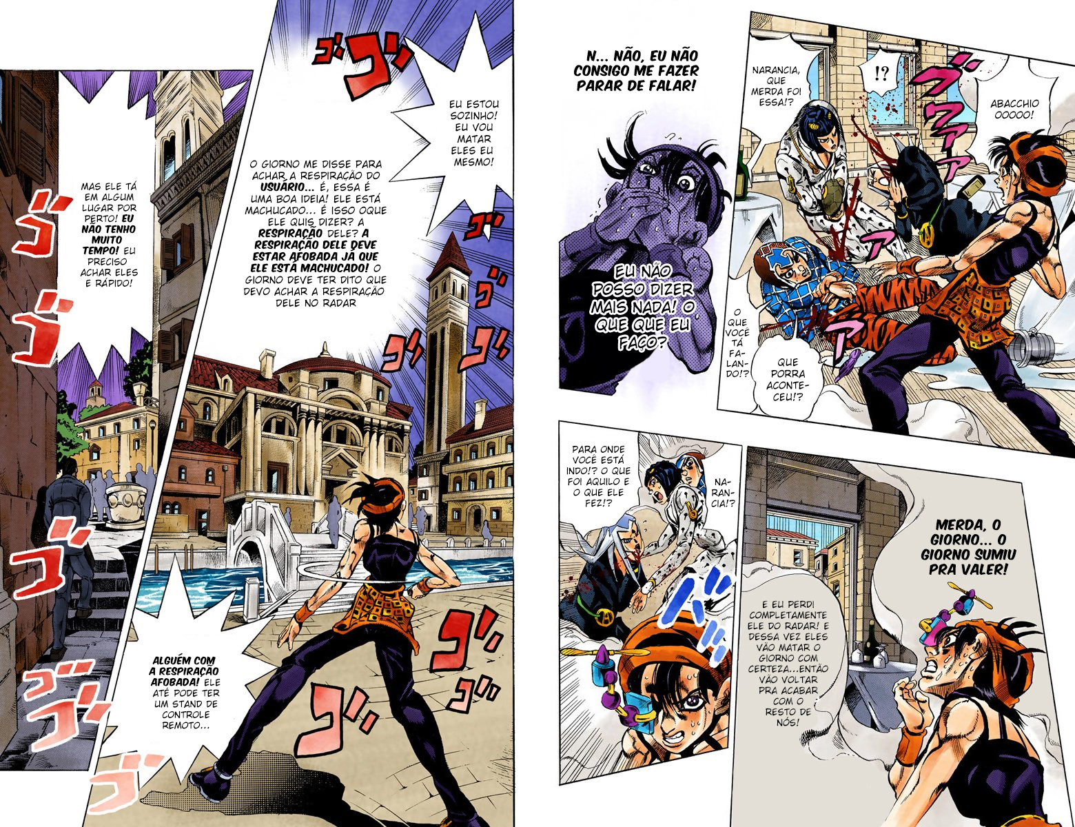JoJo's Bizarre Adventure, Part 5: Golden Wind - Digital Colored Comics Capítulo 91 Página 4