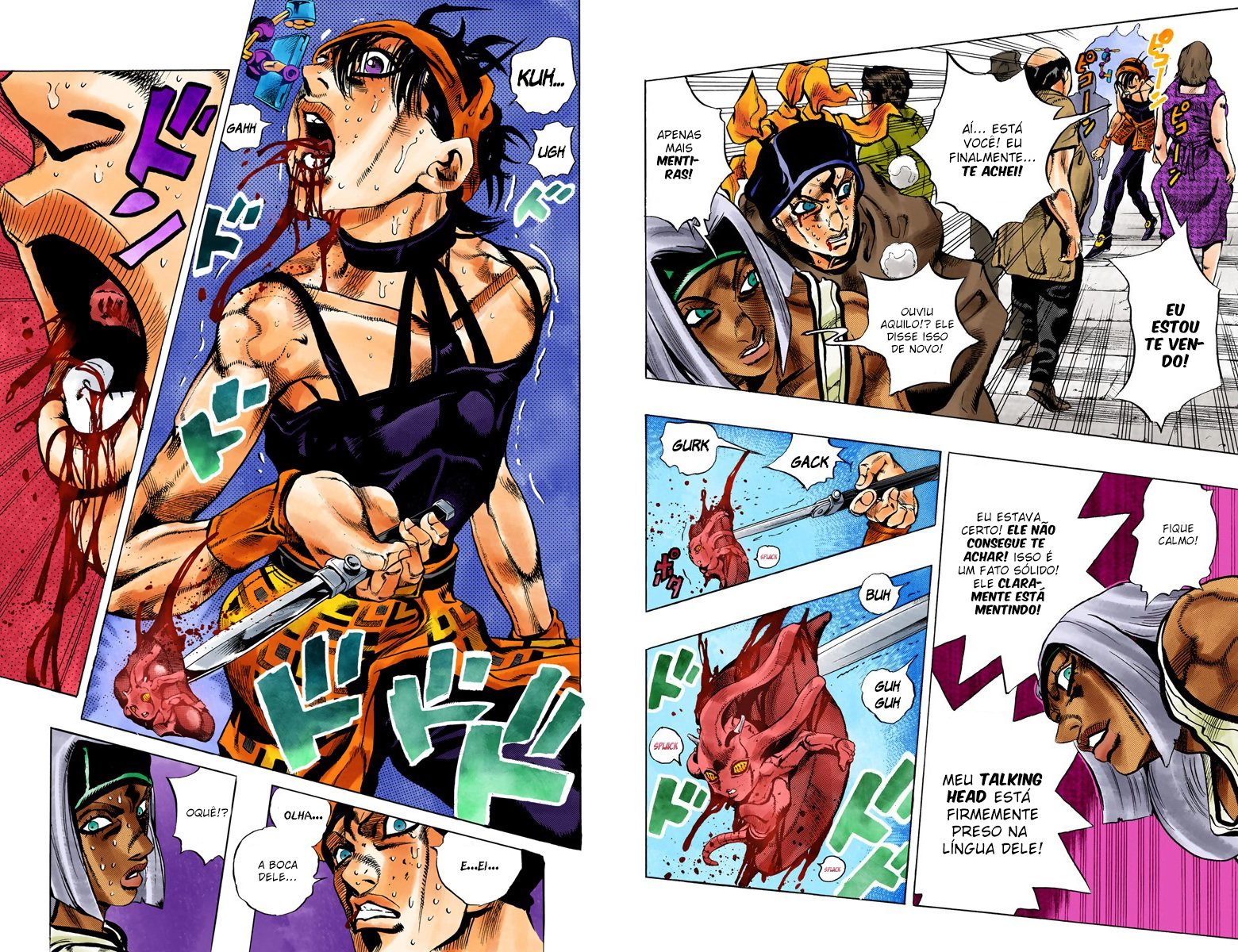 JoJo's Bizarre Adventure, Part 5: Golden Wind - Digital Colored Comics Capítulo 91 Página 8