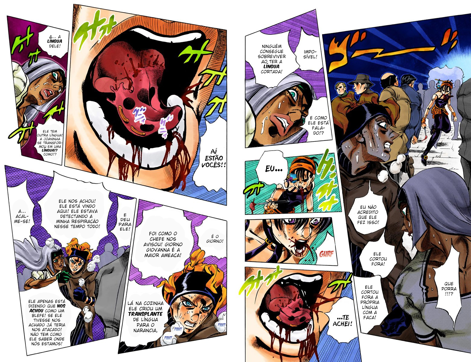 JoJo's Bizarre Adventure, Part 5: Golden Wind - Digital Colored Comics Capítulo 91 Página 9