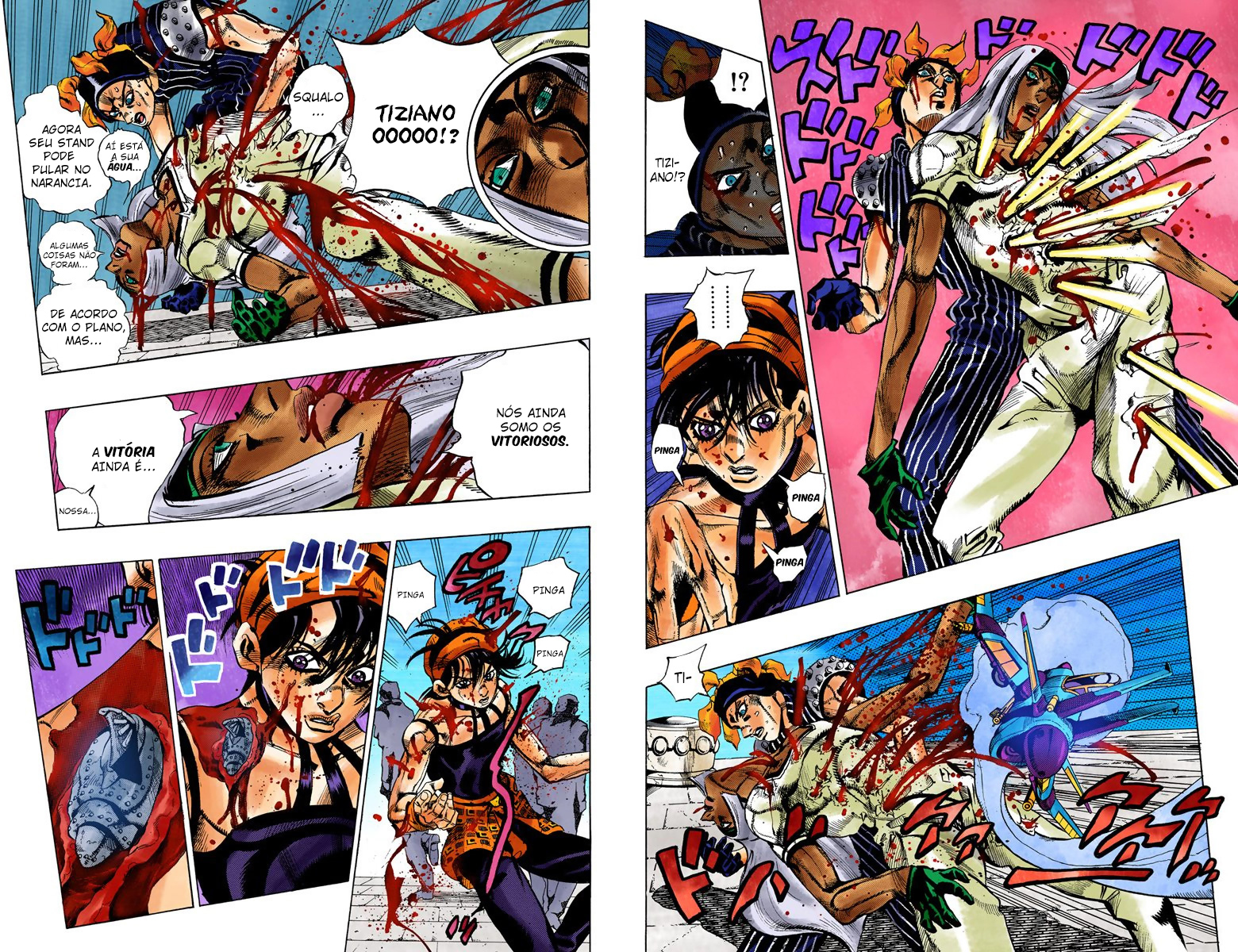 JoJo's Bizarre Adventure, Part 5: Golden Wind - Digital Colored Comics Capítulo 92 Página 4