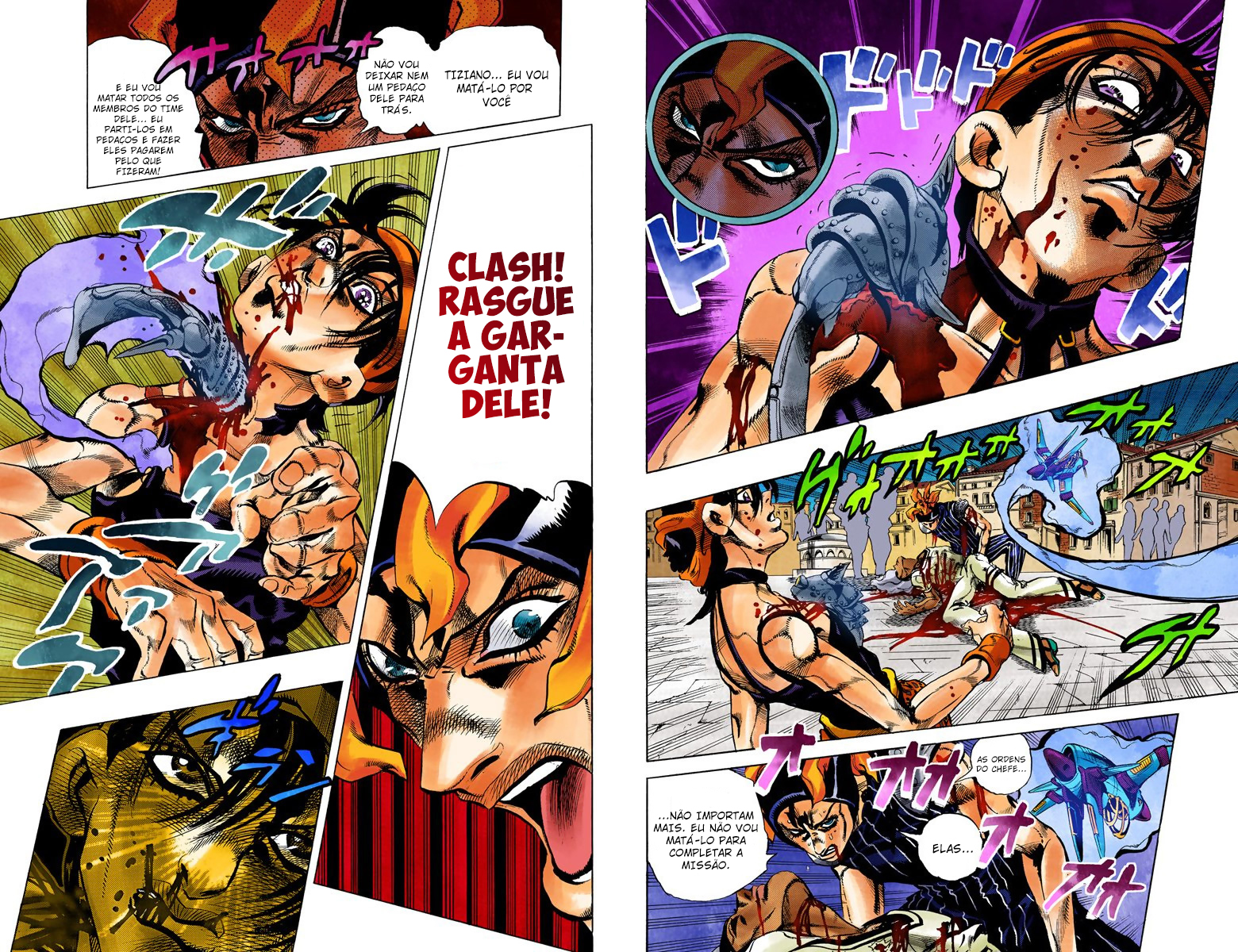 JoJo's Bizarre Adventure, Part 5: Golden Wind - Digital Colored Comics Capítulo 92 Página 5
