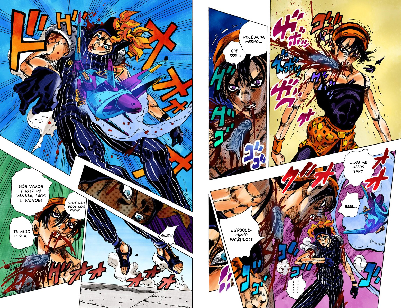 JoJo's Bizarre Adventure, Part 5: Golden Wind - Digital Colored Comics Capítulo 92 Página 6