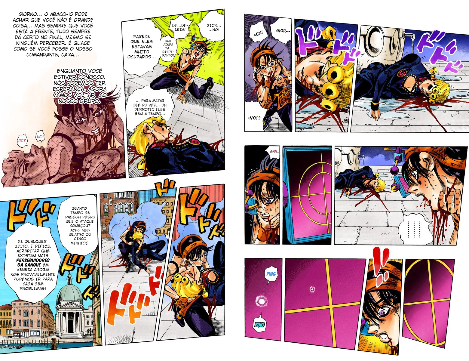 JoJo's Bizarre Adventure, Part 5: Golden Wind - Digital Colored Comics Capítulo 92 Página 9