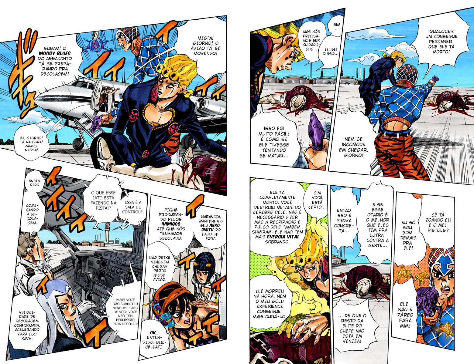 JoJo's Bizarre Adventure, Part 5: Golden Wind - Digital Colored Comics Capítulo 94 Página 3