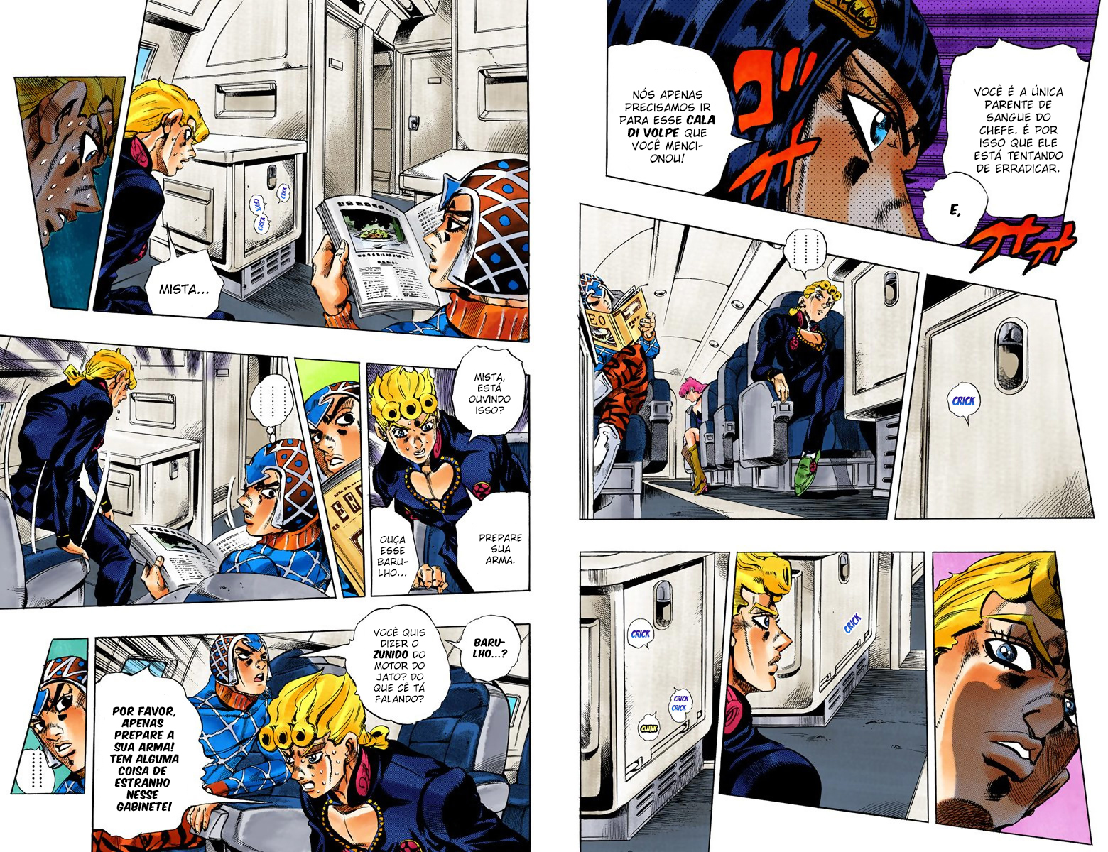 JoJo's Bizarre Adventure, Part 5: Golden Wind - Digital Colored Comics Capítulo 94 Página 7