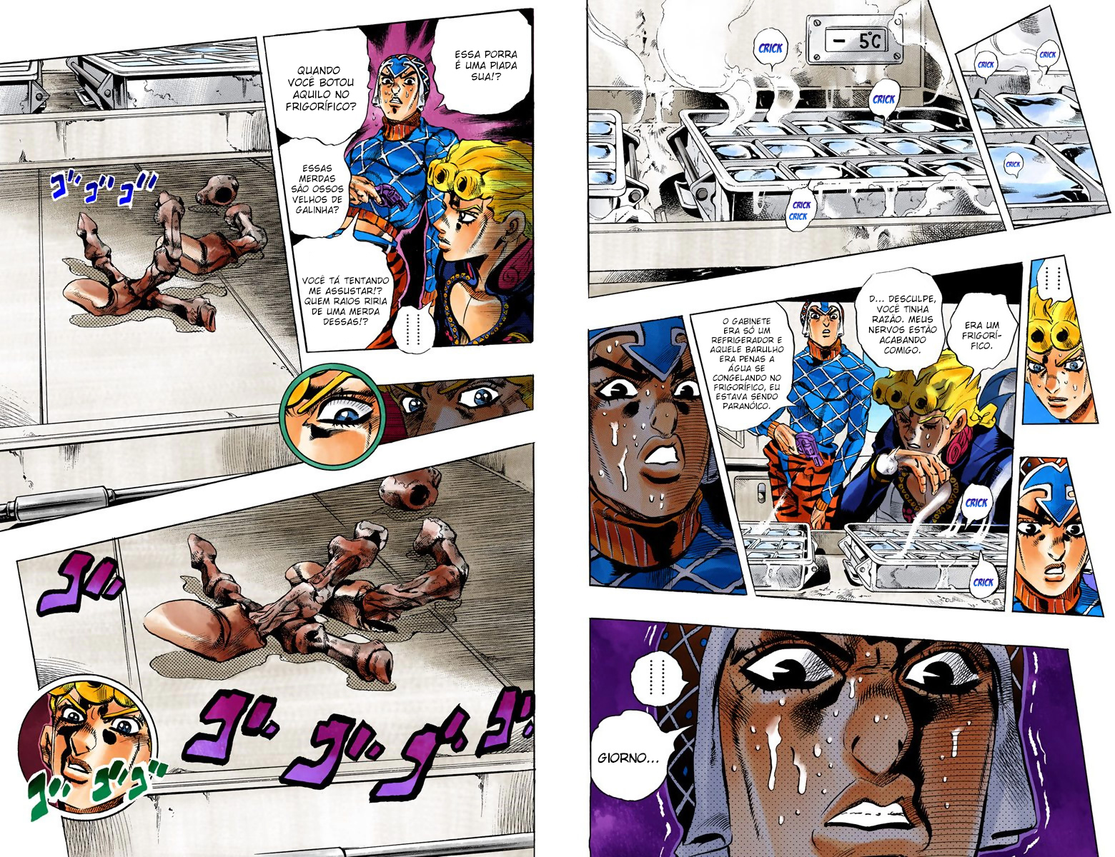 JoJo's Bizarre Adventure, Part 5: Golden Wind - Digital Colored Comics Capítulo 94 Página 9