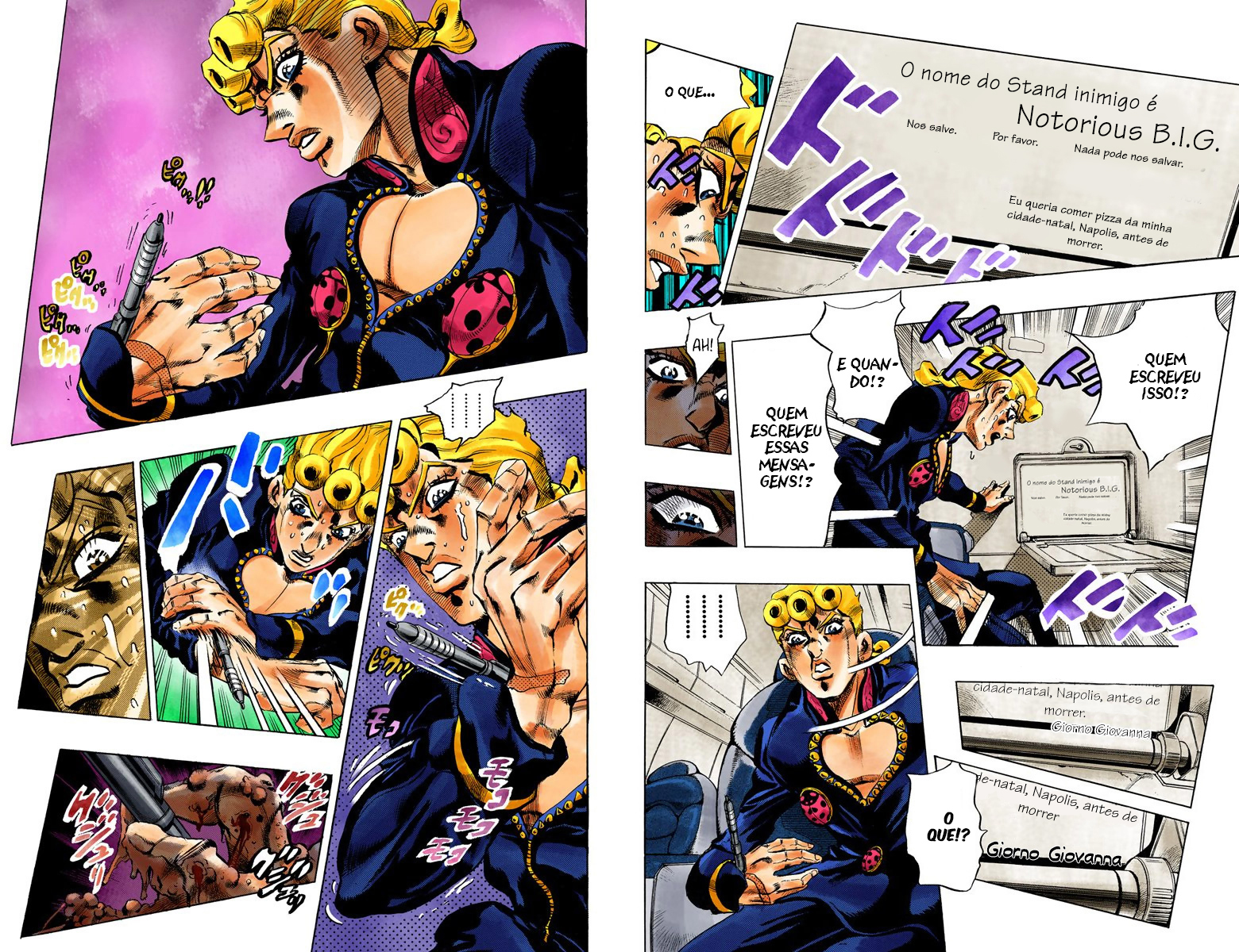 JoJo's Bizarre Adventure, Part 5: Golden Wind - Digital Colored Comics Capítulo 95 Página 8