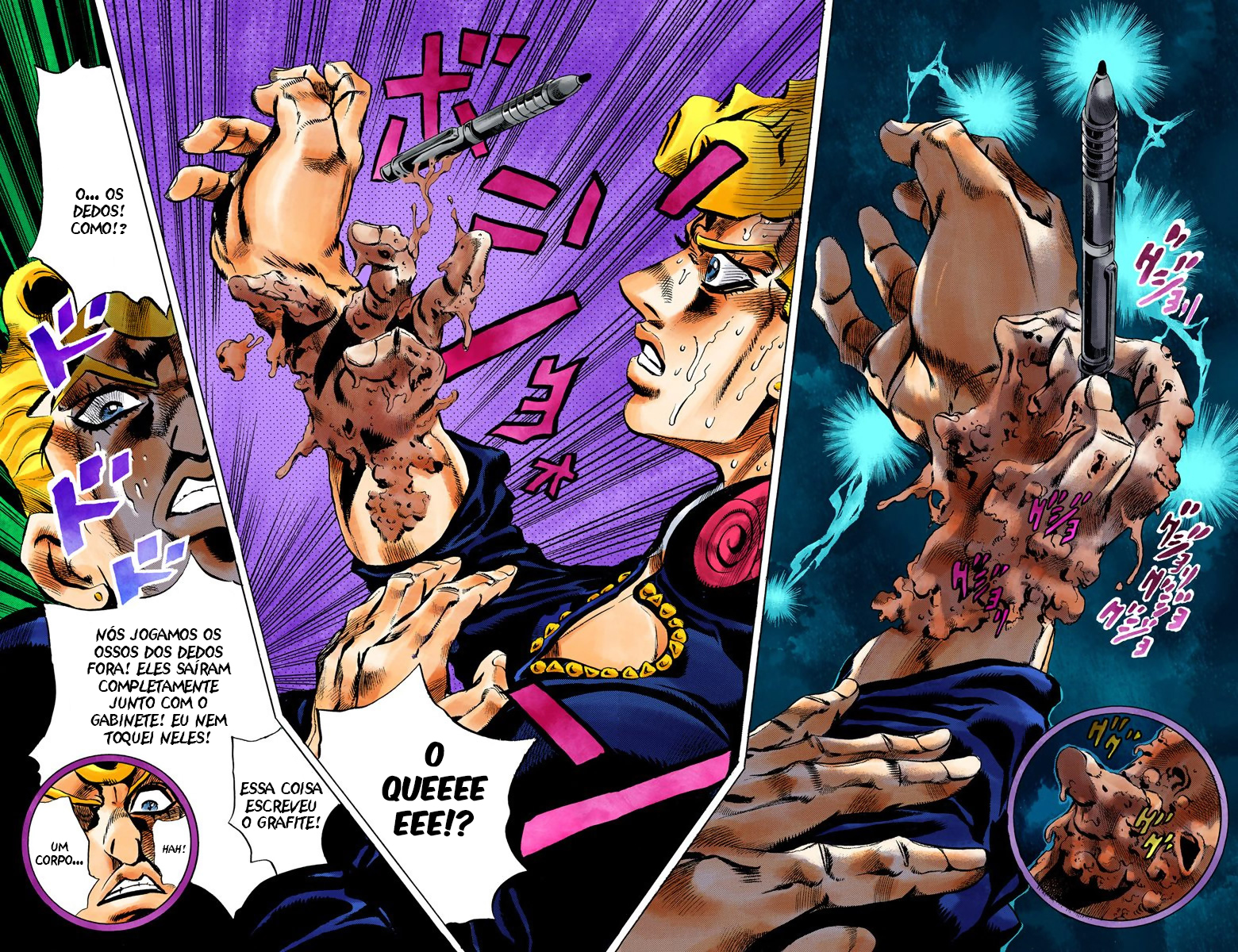 JoJo's Bizarre Adventure, Part 5: Golden Wind - Digital Colored Comics Capítulo 95 Página 9