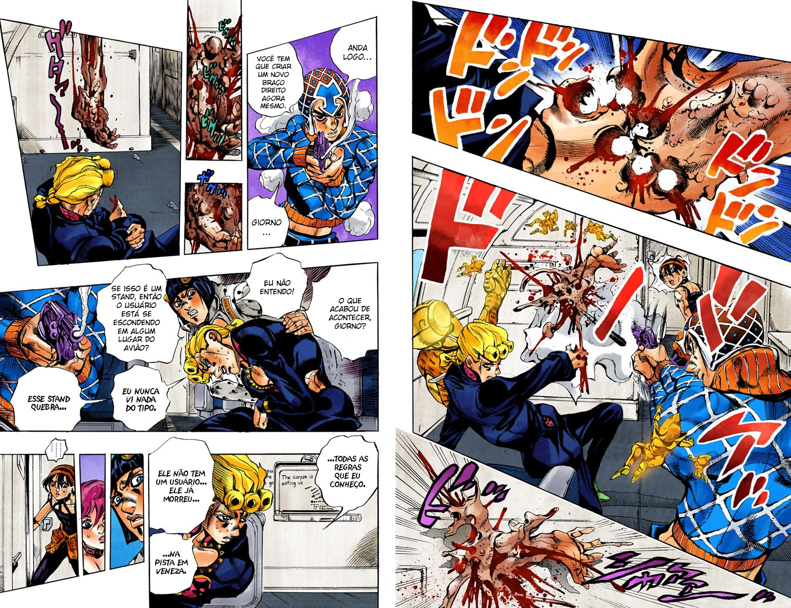 JoJo's Bizarre Adventure, Part 5: Golden Wind - Digital Colored Comics Capítulo 96 Página 3