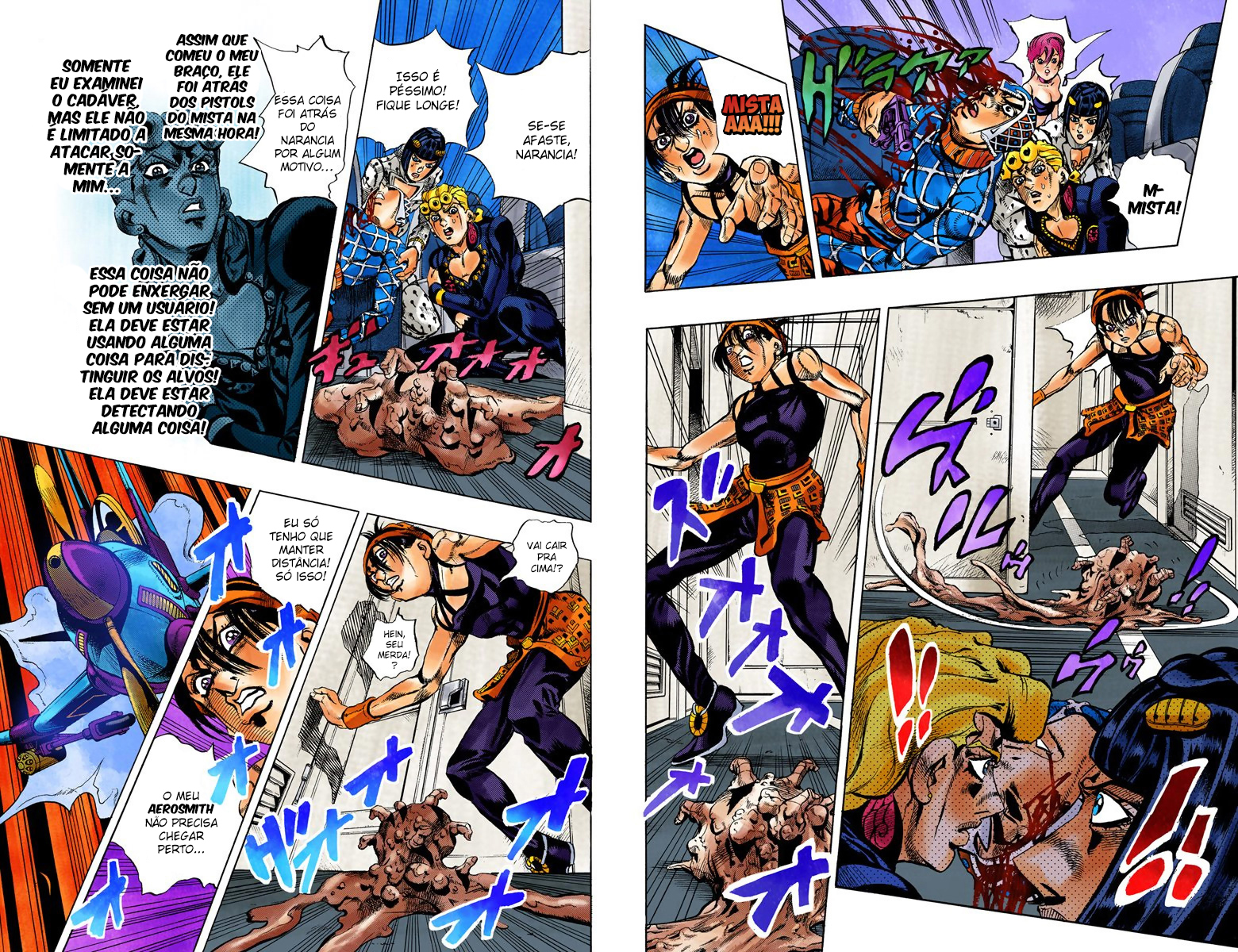 JoJo's Bizarre Adventure, Part 5: Golden Wind - Digital Colored Comics Capítulo 96 Página 5