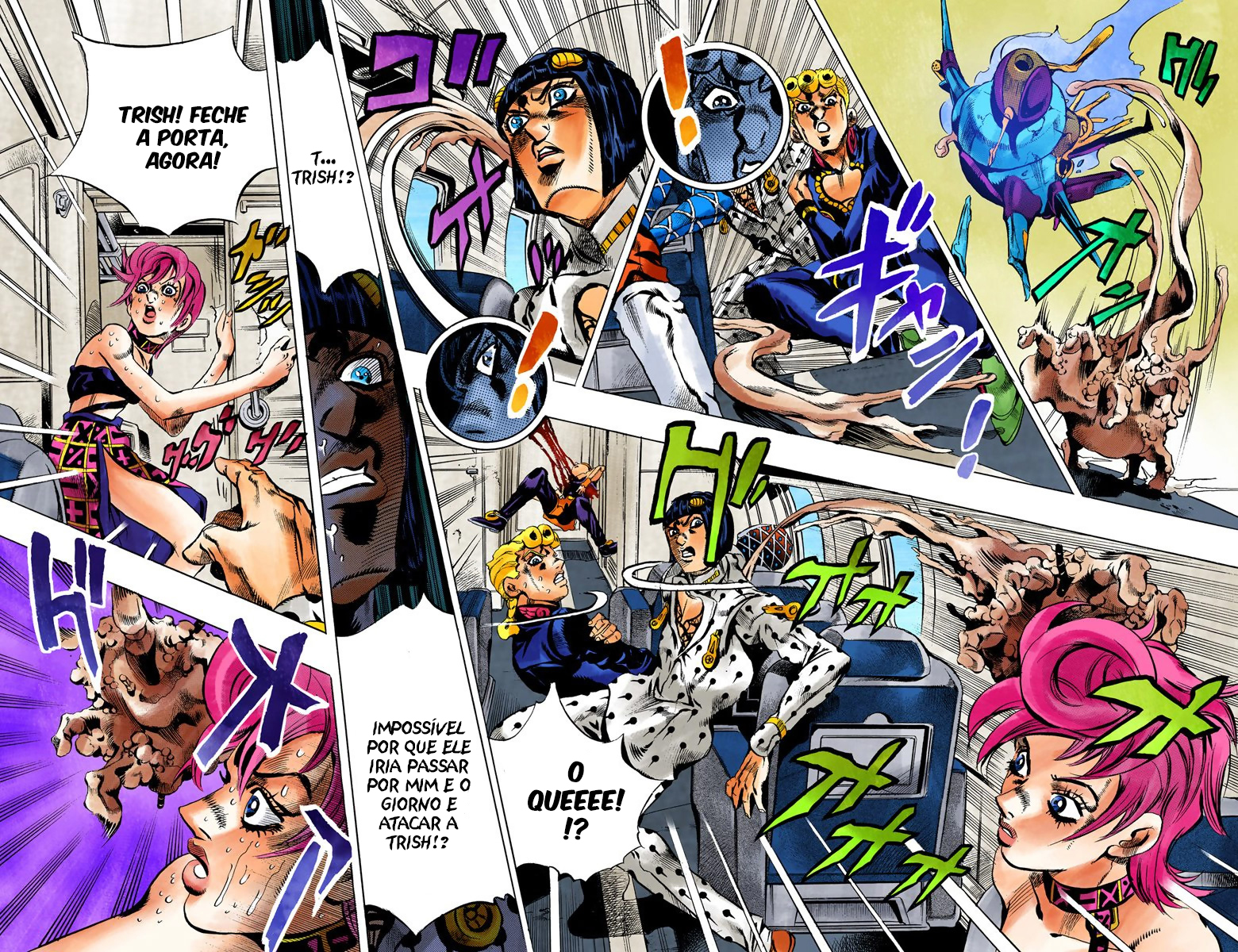 JoJo's Bizarre Adventure, Part 5: Golden Wind - Digital Colored Comics Capítulo 96 Página 8