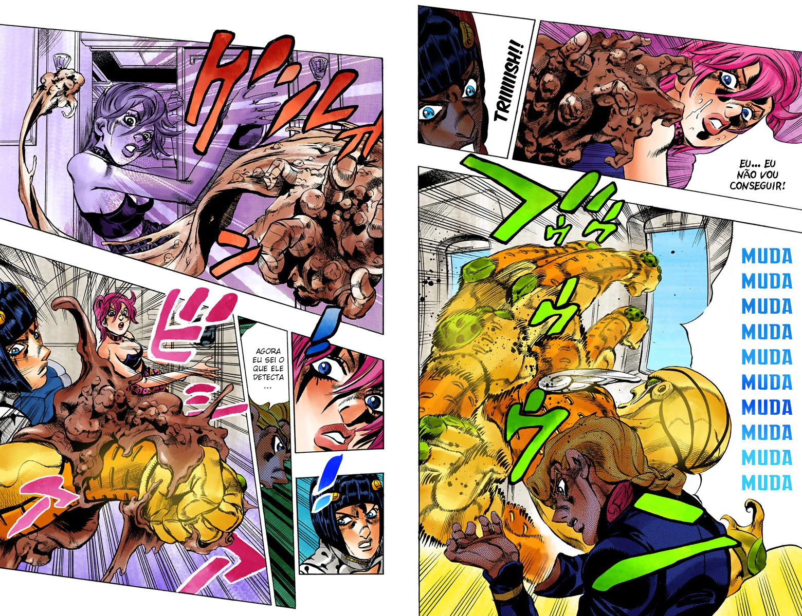 JoJo's Bizarre Adventure, Part 5: Golden Wind - Digital Colored Comics Capítulo 96 Página 9