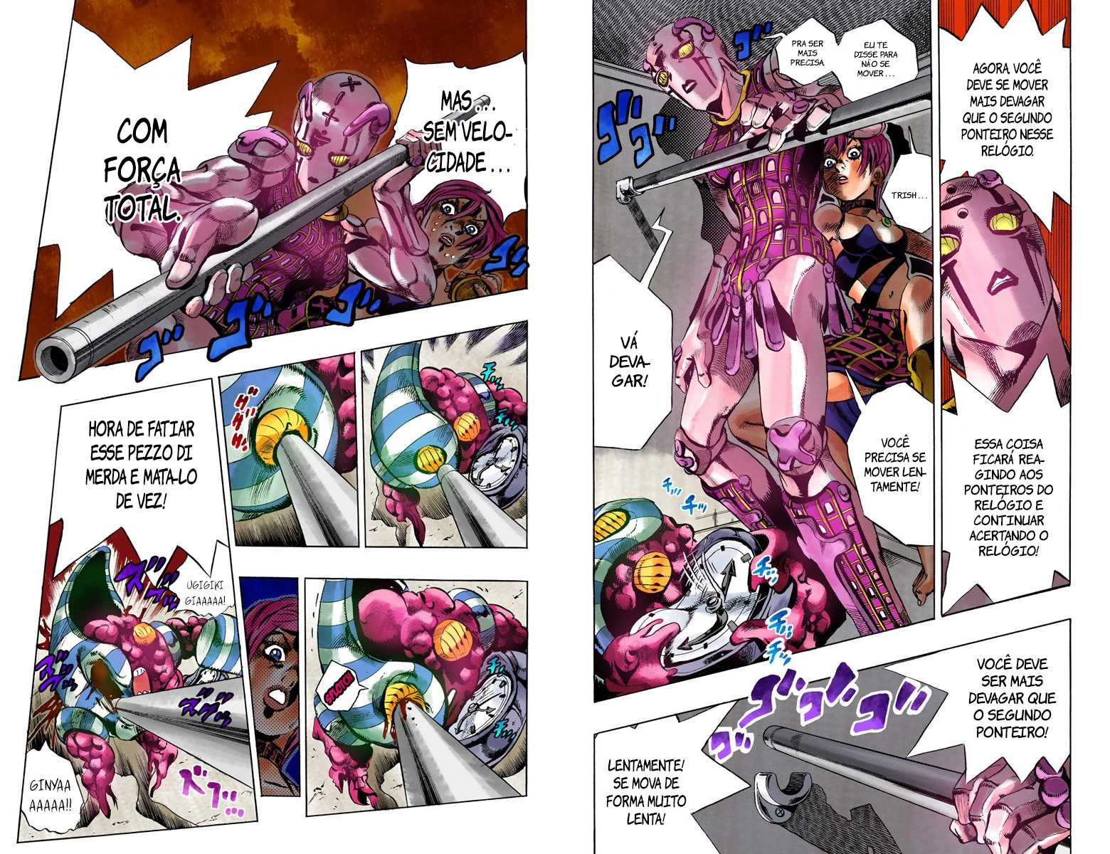 JoJo's Bizarre Adventure, Part 5: Golden Wind - Digital Colored Comics Capítulo 99 Página 10