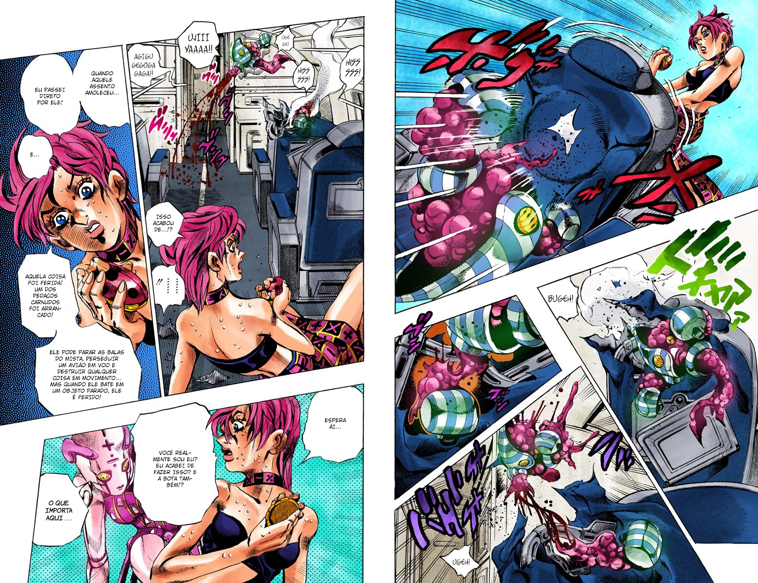 JoJo's Bizarre Adventure, Part 5: Golden Wind - Digital Colored Comics Capítulo 99 Página 5