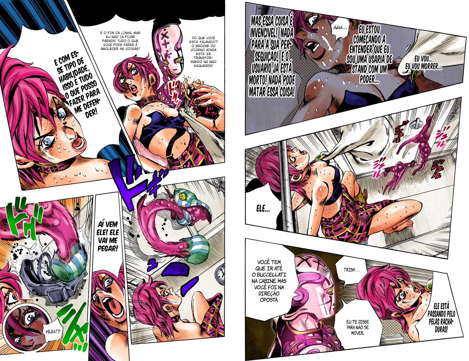 JoJo's Bizarre Adventure, Part 5: Golden Wind - Digital Colored Comics Capítulo 99 Página 8