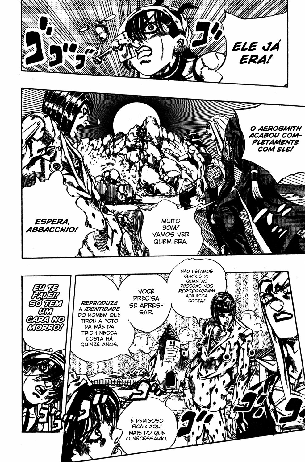 JoJo's Bizarre Adventure Part 5 - Golden Wind Capítulo 109 Página 3