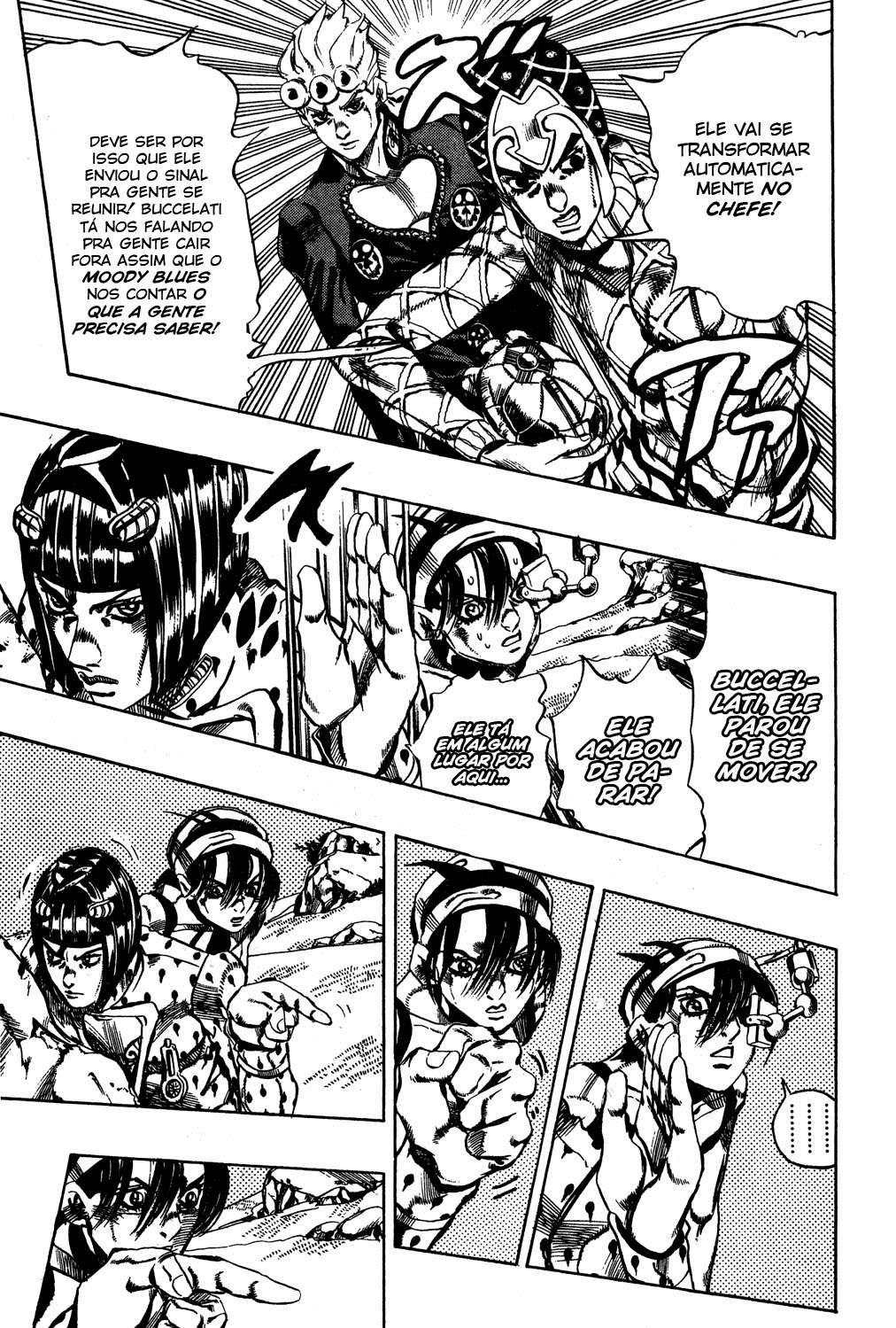JoJo's Bizarre Adventure Part 5 - Golden Wind Capítulo 110 Página 7
