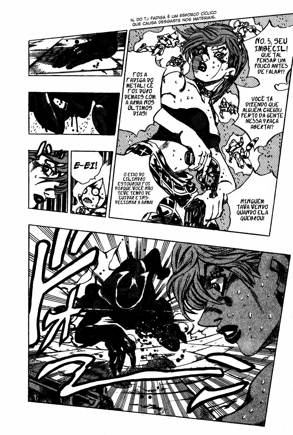 JoJo's Bizarre Adventure Part 5 - Golden Wind Capítulo 140 Página 5