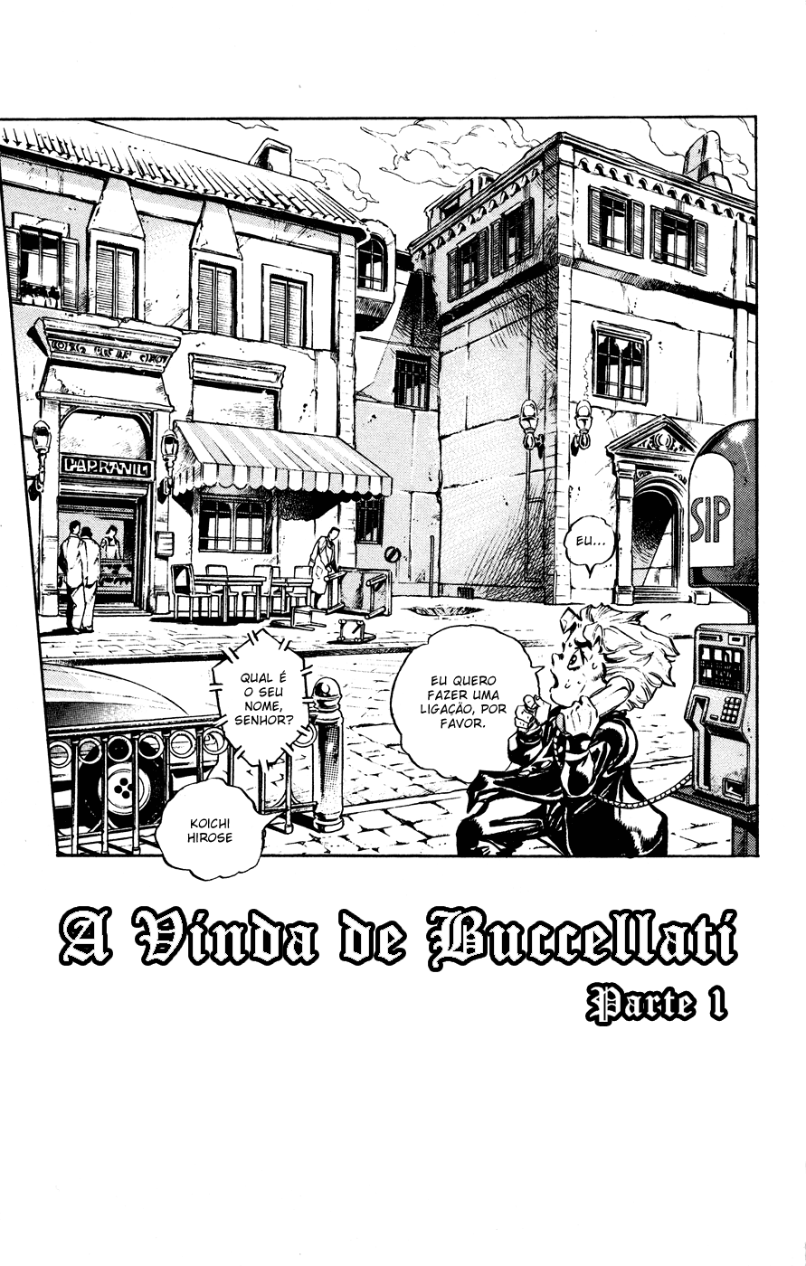 JoJo's Bizarre Adventure Part 5 - Golden Wind Capítulo 4 Página 1