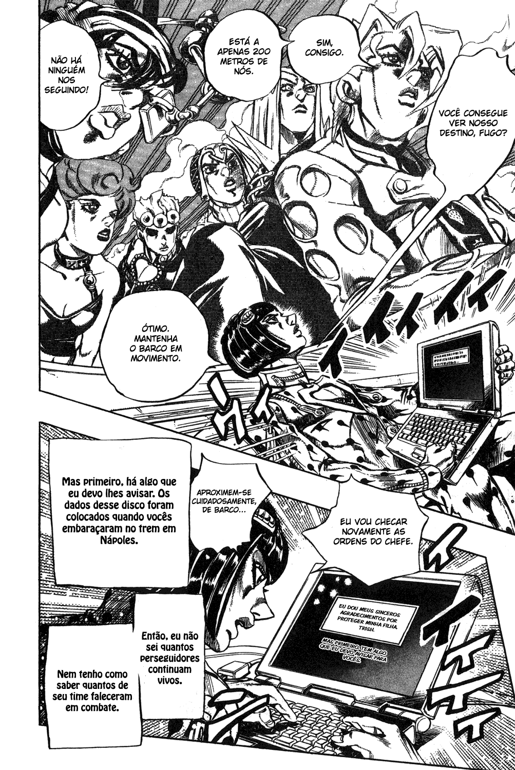 JoJo's Bizarre Adventure Part 5 - Golden Wind Capítulo 77 Página 3